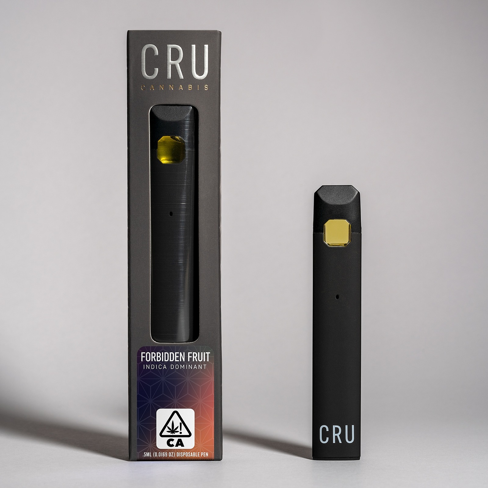 CRU Cannabis Forbidden Fruit (0.5ml Disposable Pen) Leafly