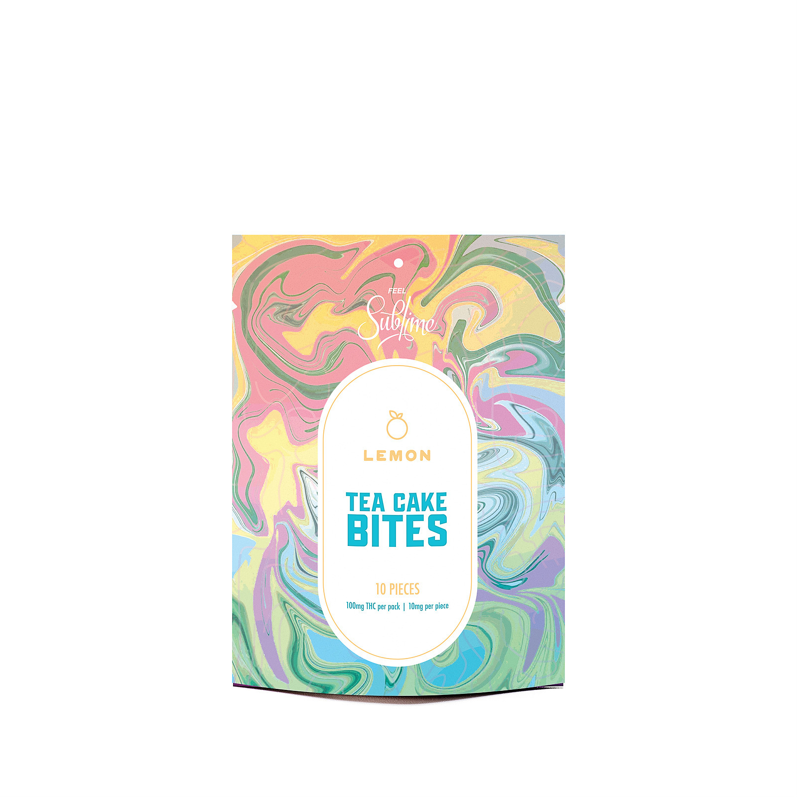 Sublime Brands Lemon Tea Cake Bites 100mg THC Leafly