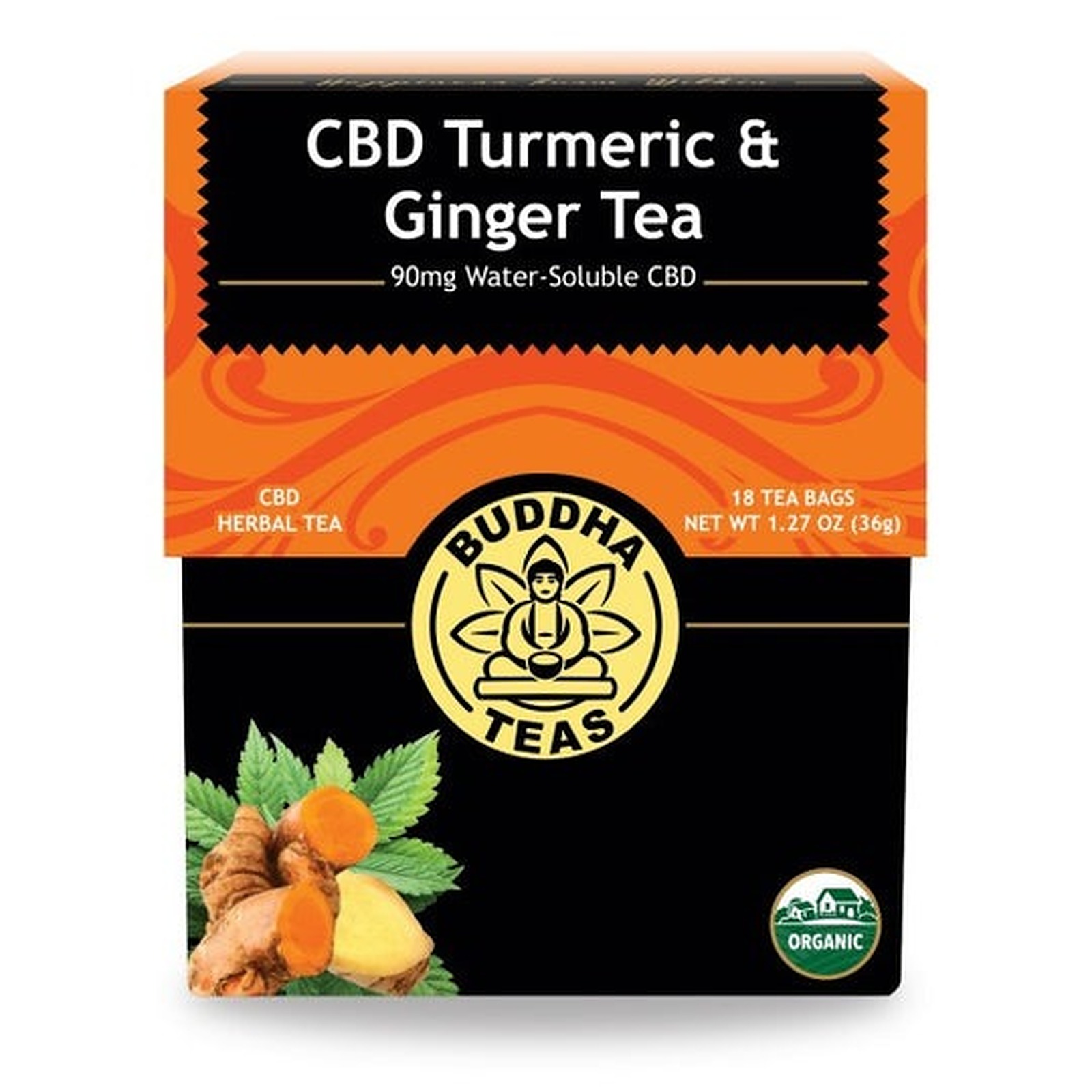Hemp Hop CBD Turmeric & Ginger Tea Leafly