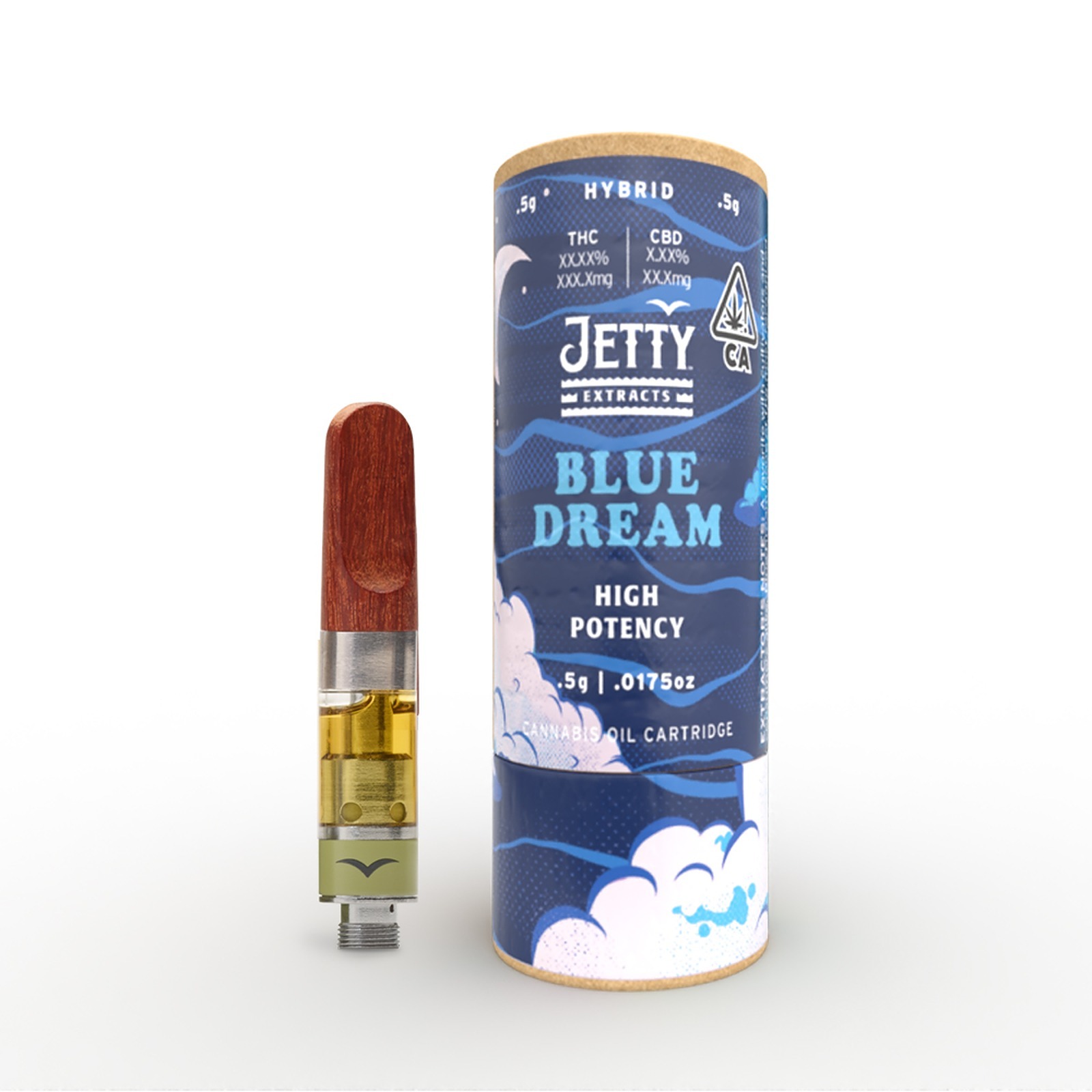 Jetty Extracts Blue Dream HIGH THC Cartridge .5g Leafly