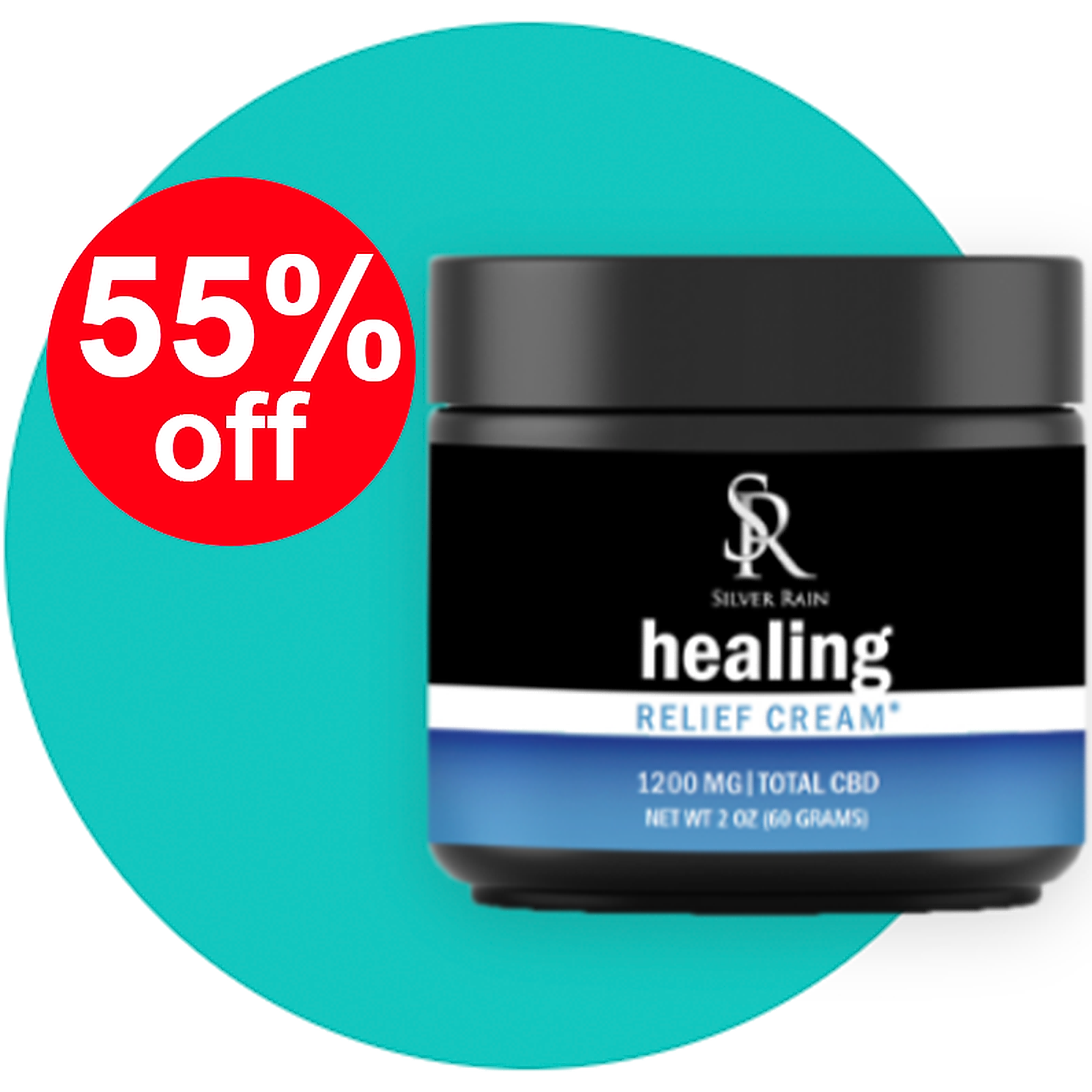 Healing Relief CBD Cream - 55% off March special