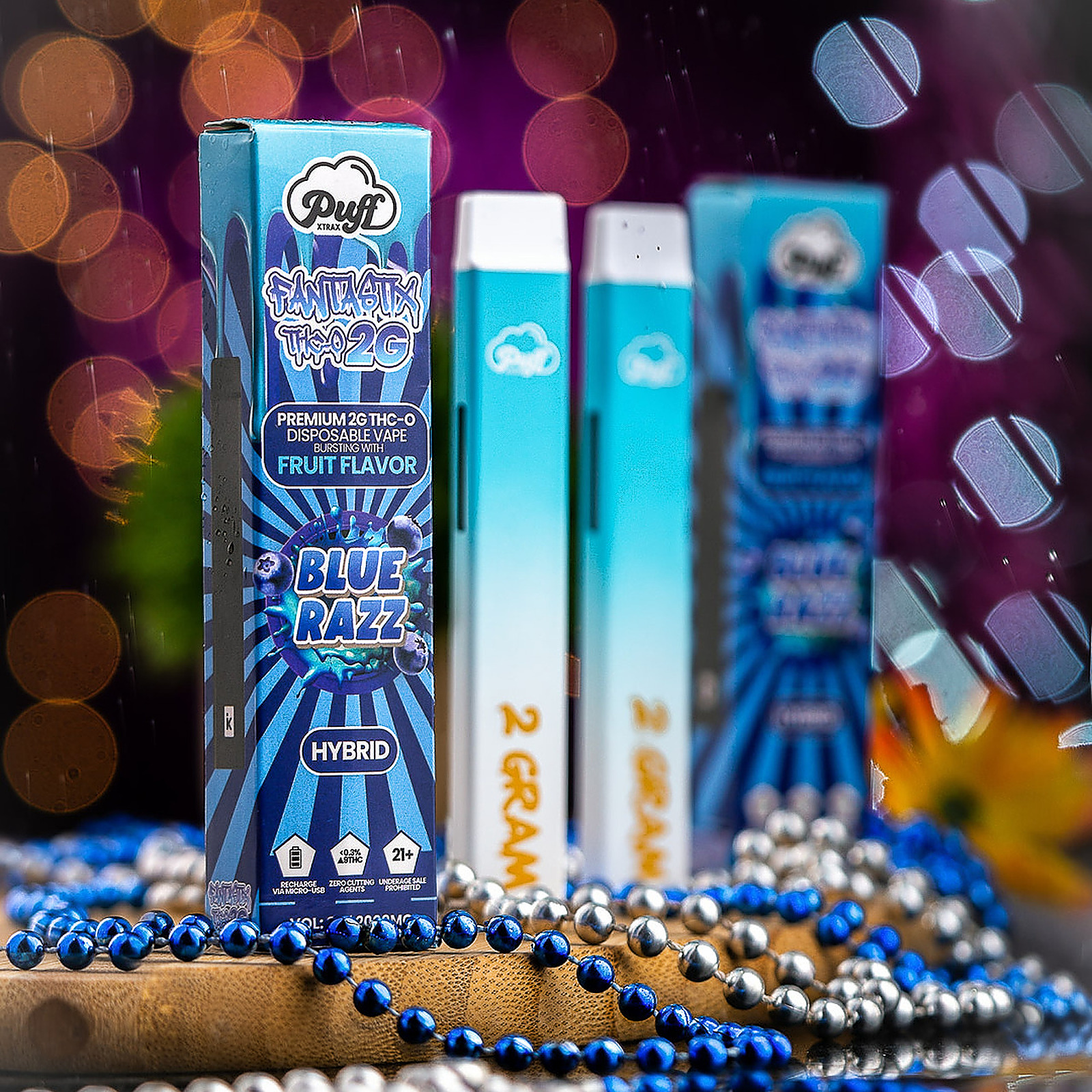 Puff Xtrax: Fantastix THC-O 2G Disposable Vape: Blue Razz | Puff Xtrax |  Leafly