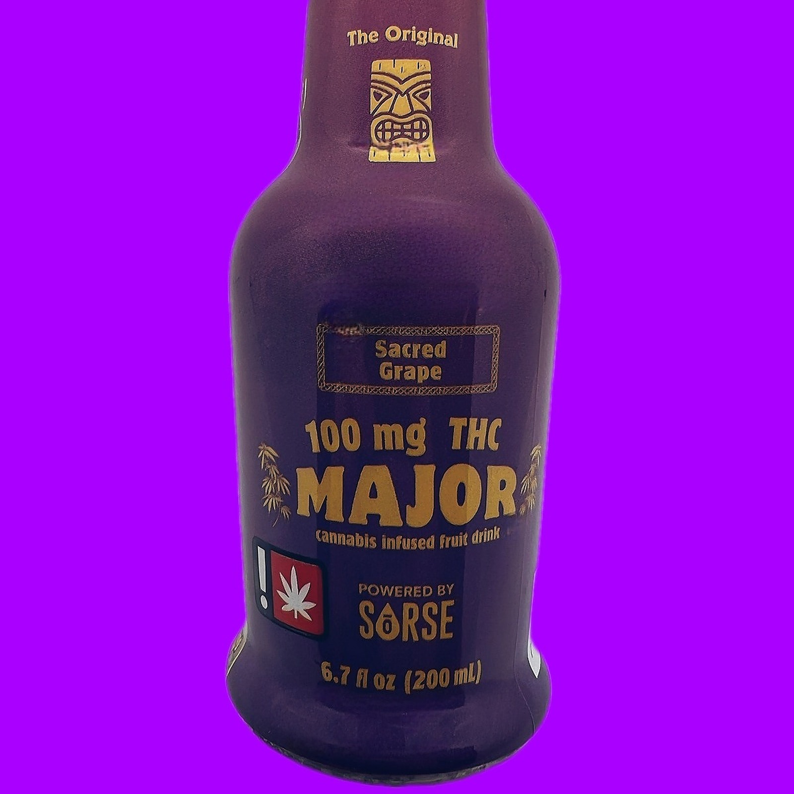 Major: Sacred Grape 100mg Fruit Drink OR | Leafly