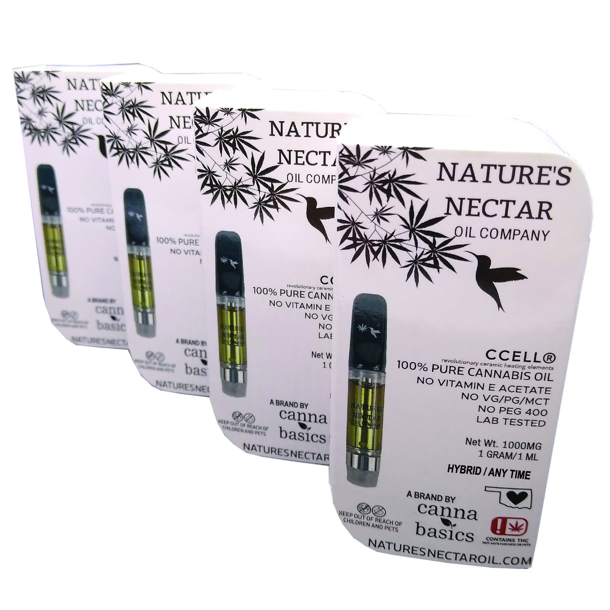 CANNA BASICS: NATURE'S NECTAR Oil Cartridge - HYBRID - ANY TIME