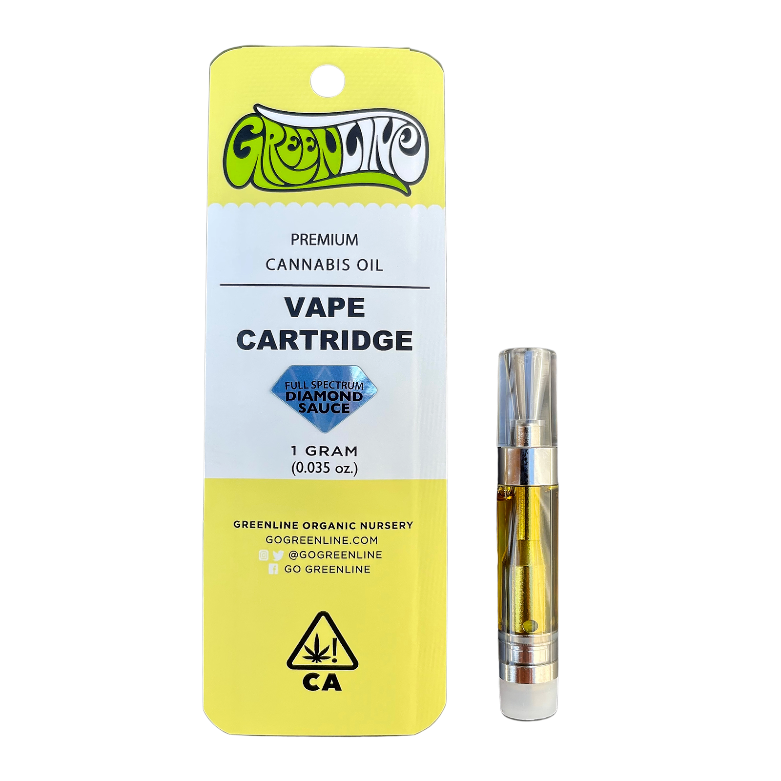 Greenline Sour Diesel 1G Cart Leafly