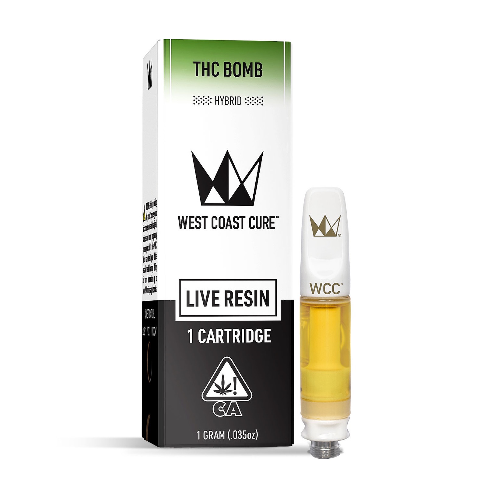 West Coast Cure THC Bomb Live Resin Cartridge 1G Leafly