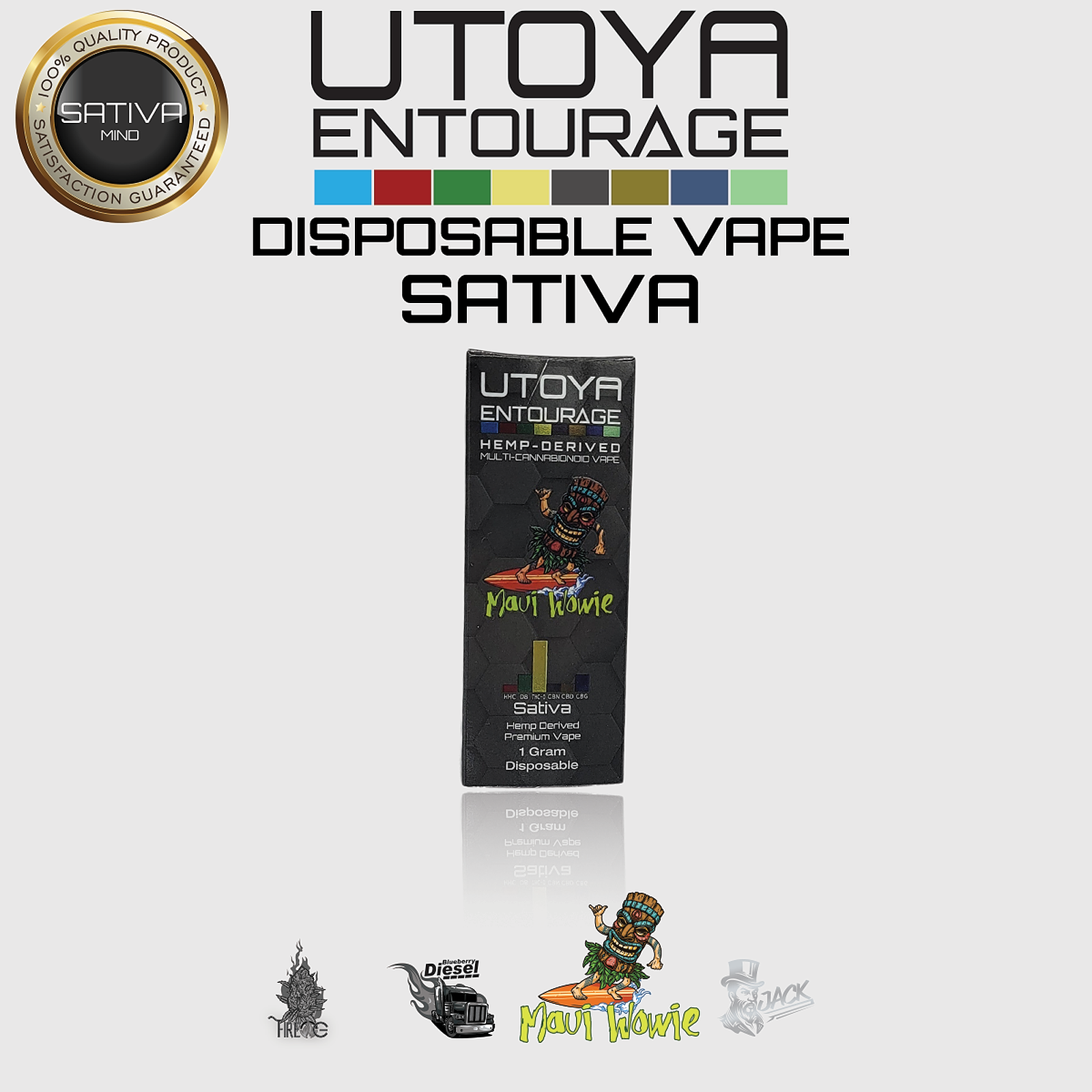 Utoya: Entourage – Sativa – Disposable Vape