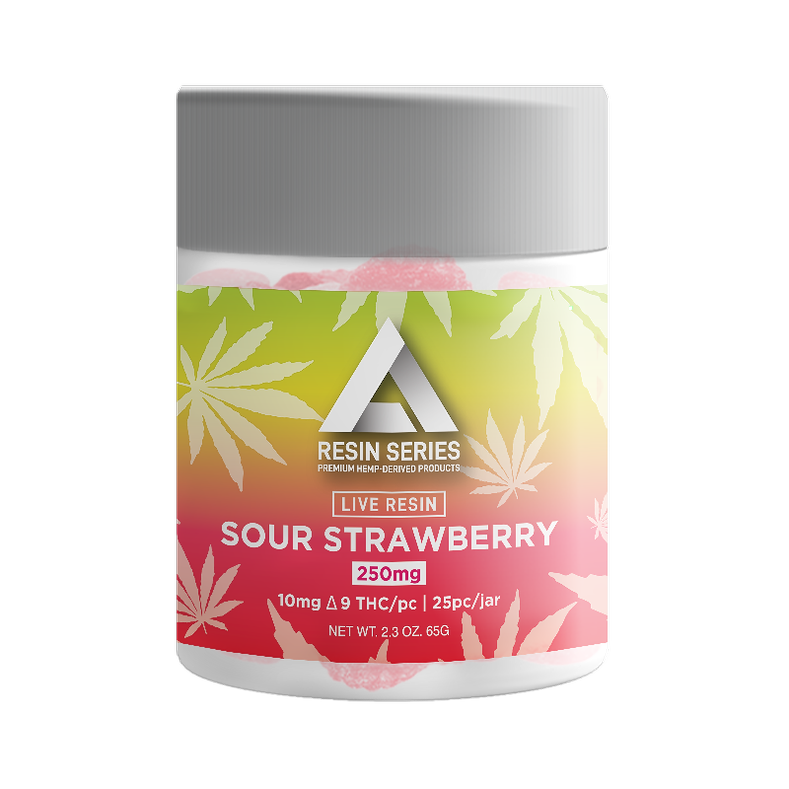 Delta Extrax Sour Strawberry Live Resin Delta 9 THC Gummies Leafly