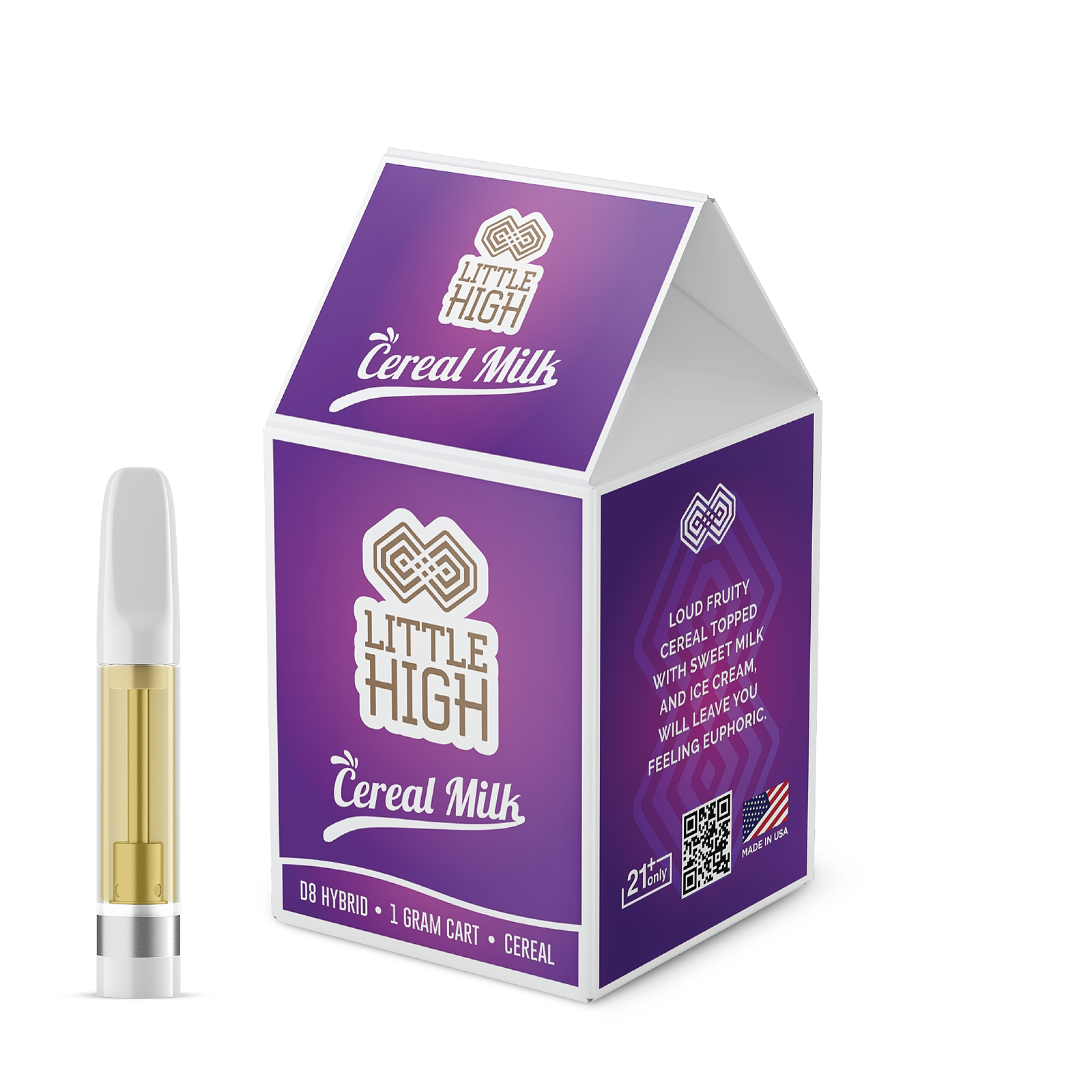 Little High Little High Delta8 Hybrid Cereal Milk 1 Gram Cart
