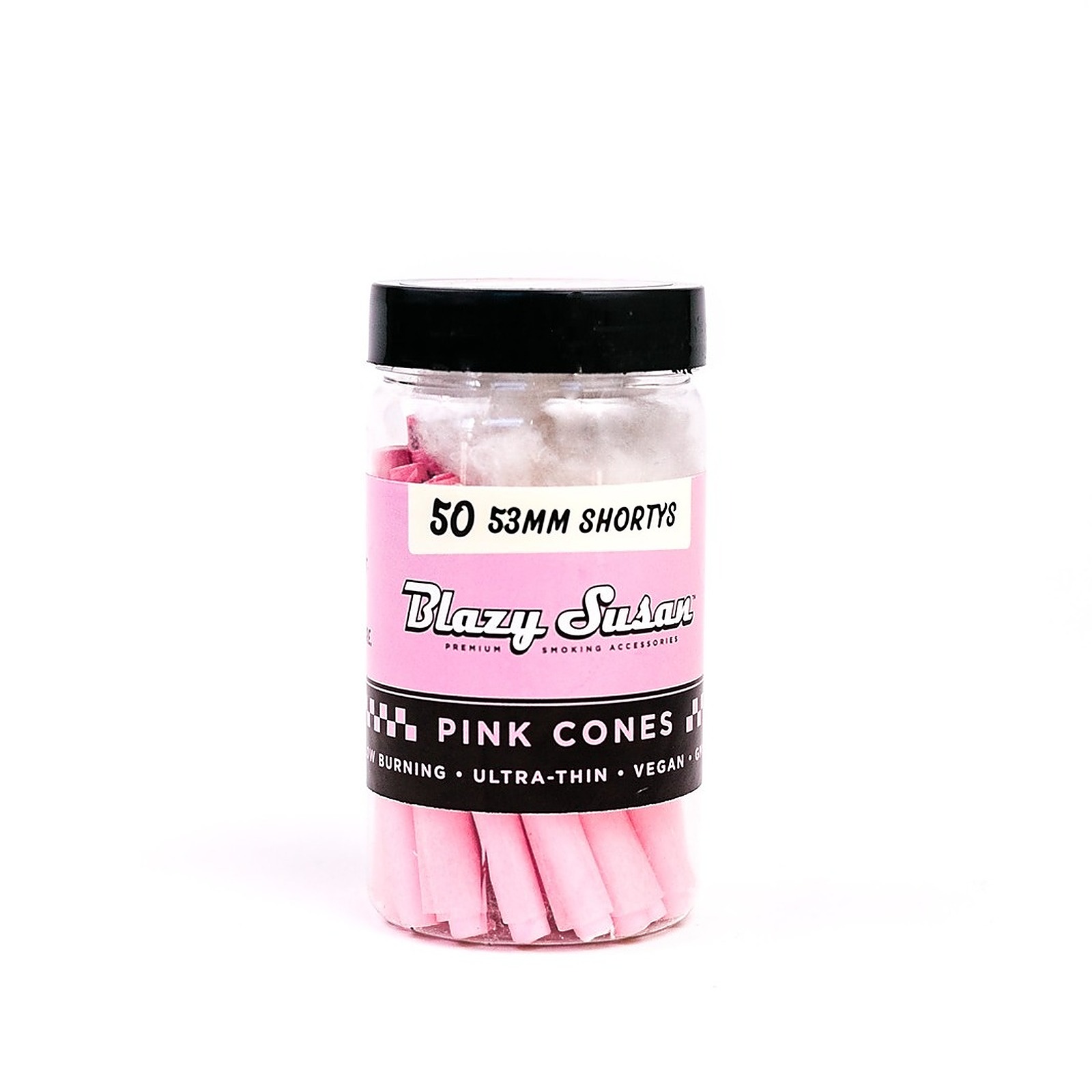 Blazy Susan: Shorty Pink Pre Rolled Cones – 50 Count | Leafly