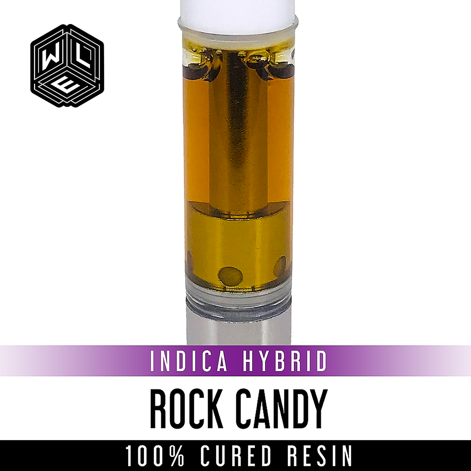 White Label Extracts: Rock Candy 100% Cured Resin Cartridge 1 Gram | Leafly