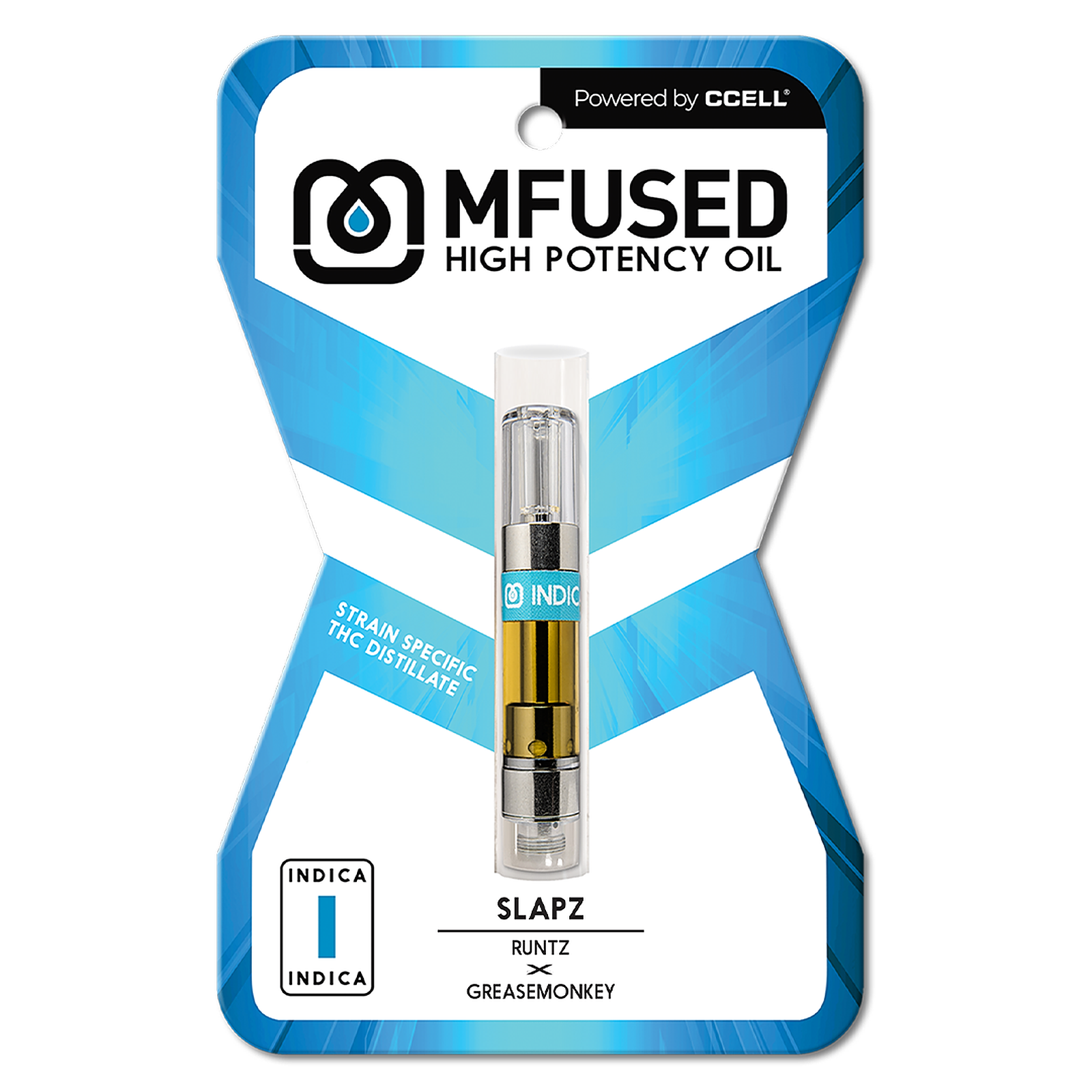 MFUSED Slapz Strain Specific Distillate Cartridge Leafly