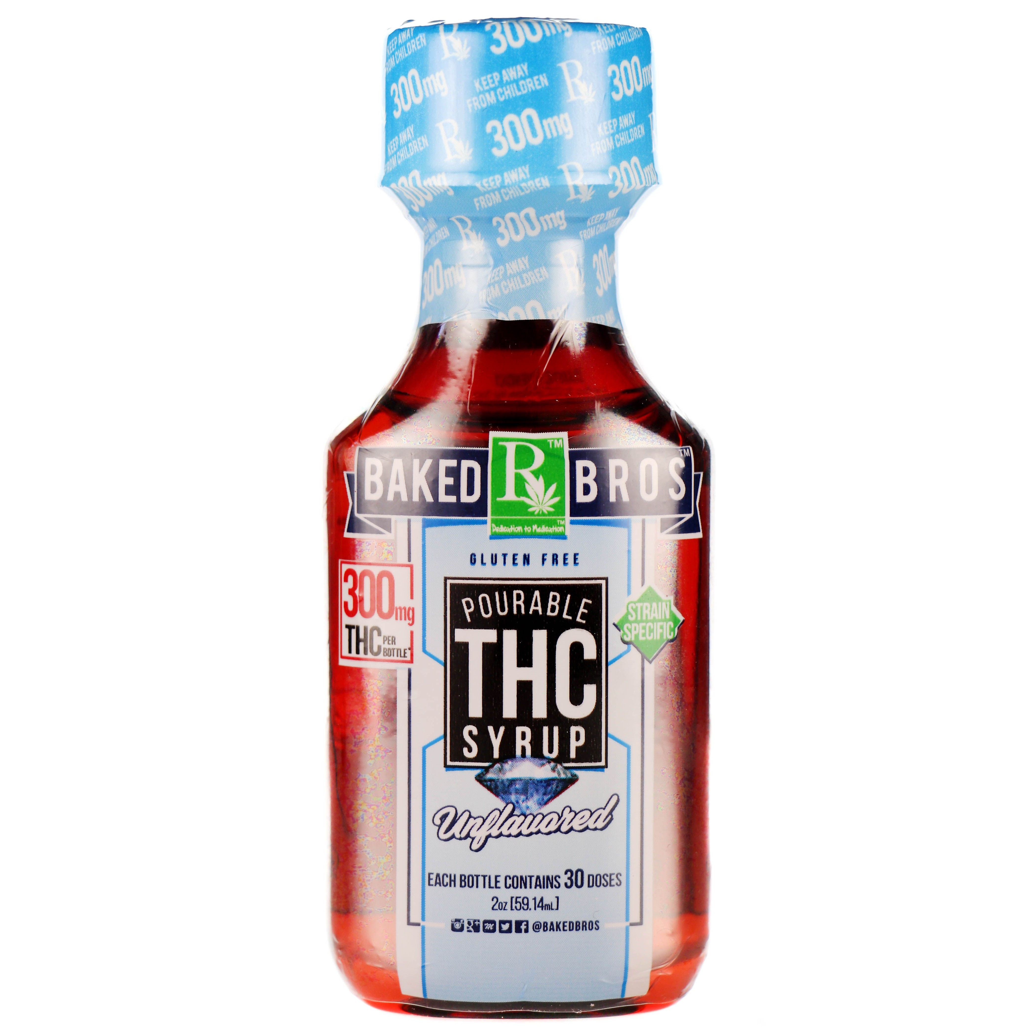 THC Unflavored Syrup 300mg Leafly