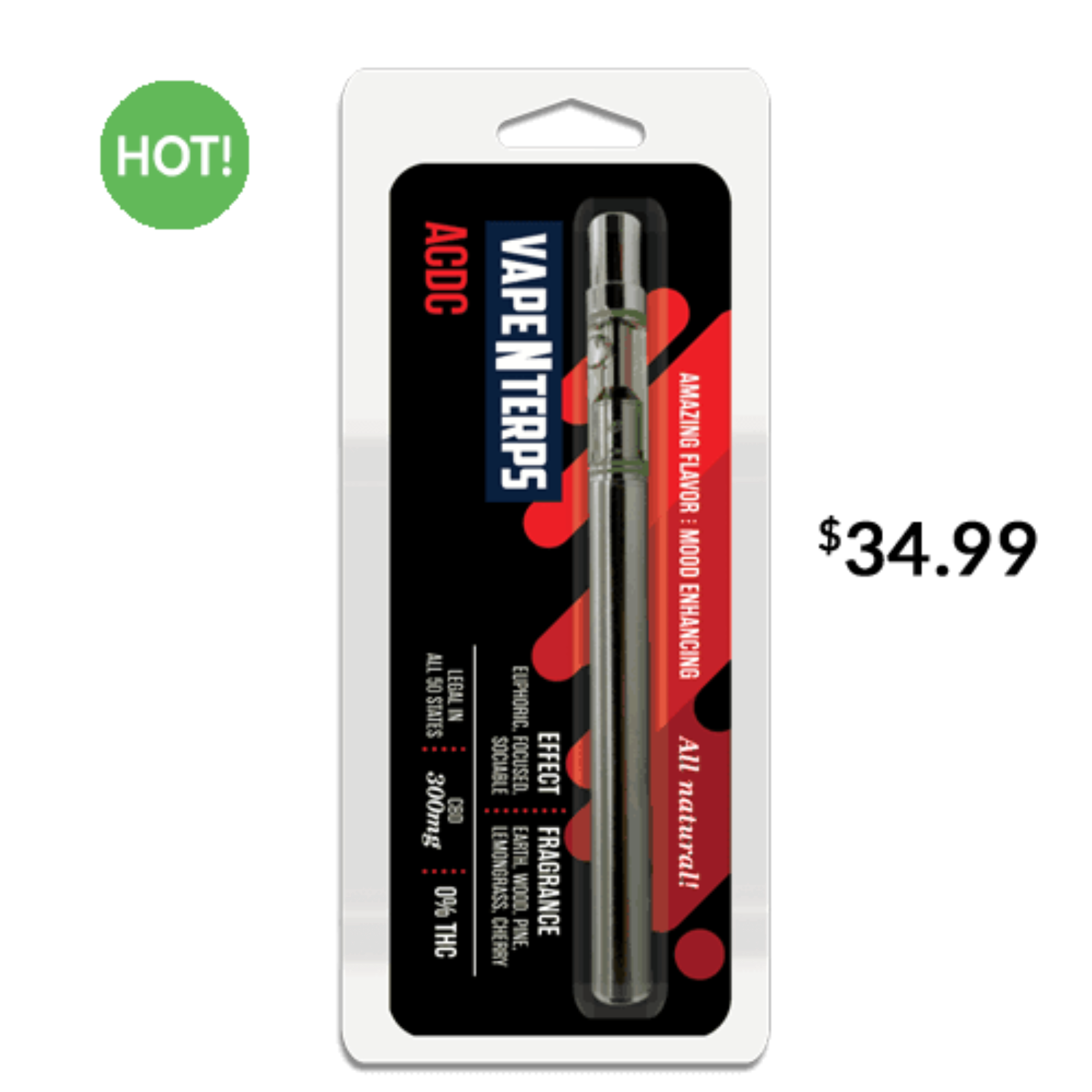 VapeNterps: 300mg CBD ACDC Vape Pen