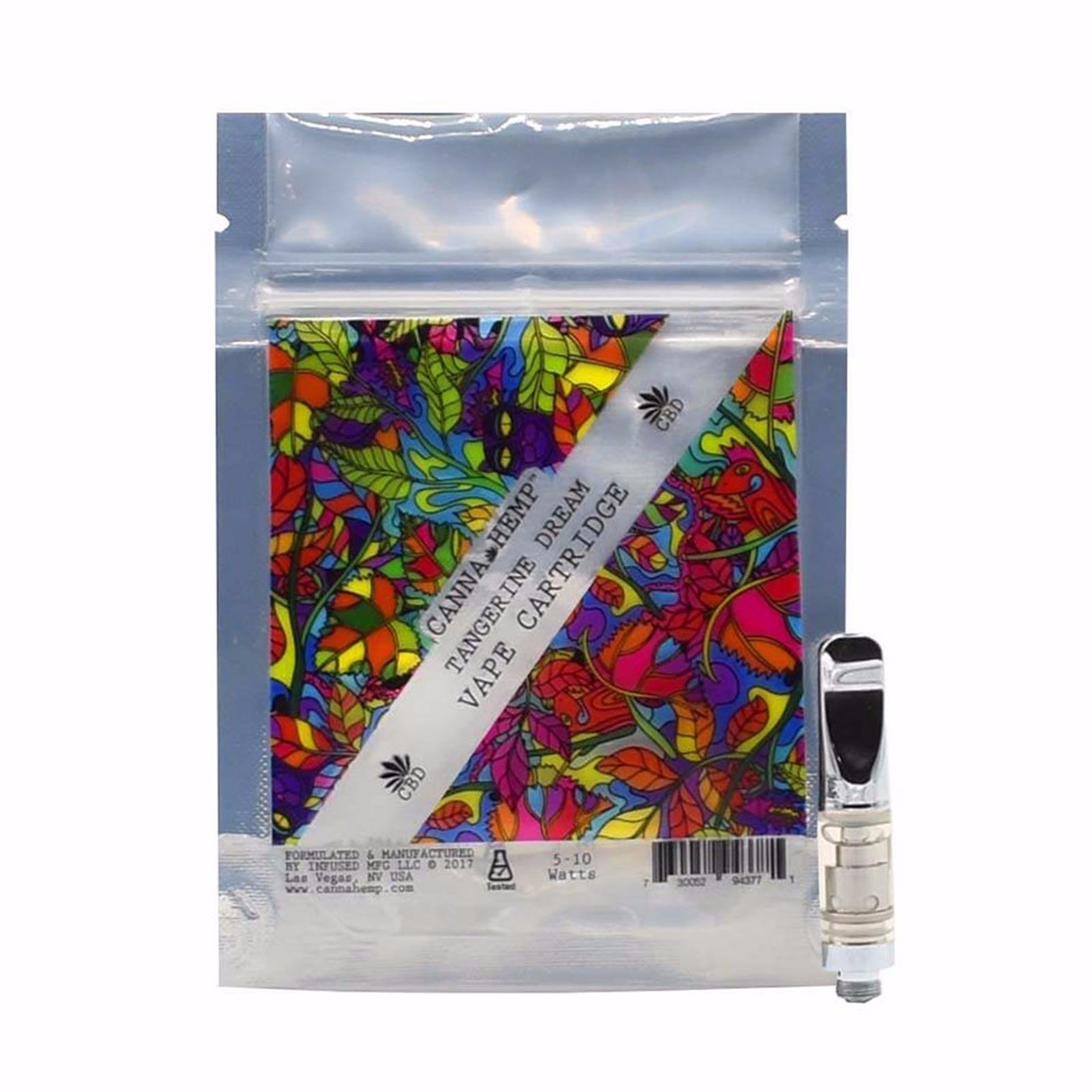 Canna Hemp CBD Vape Cartridge Tangerine Dream Leafly