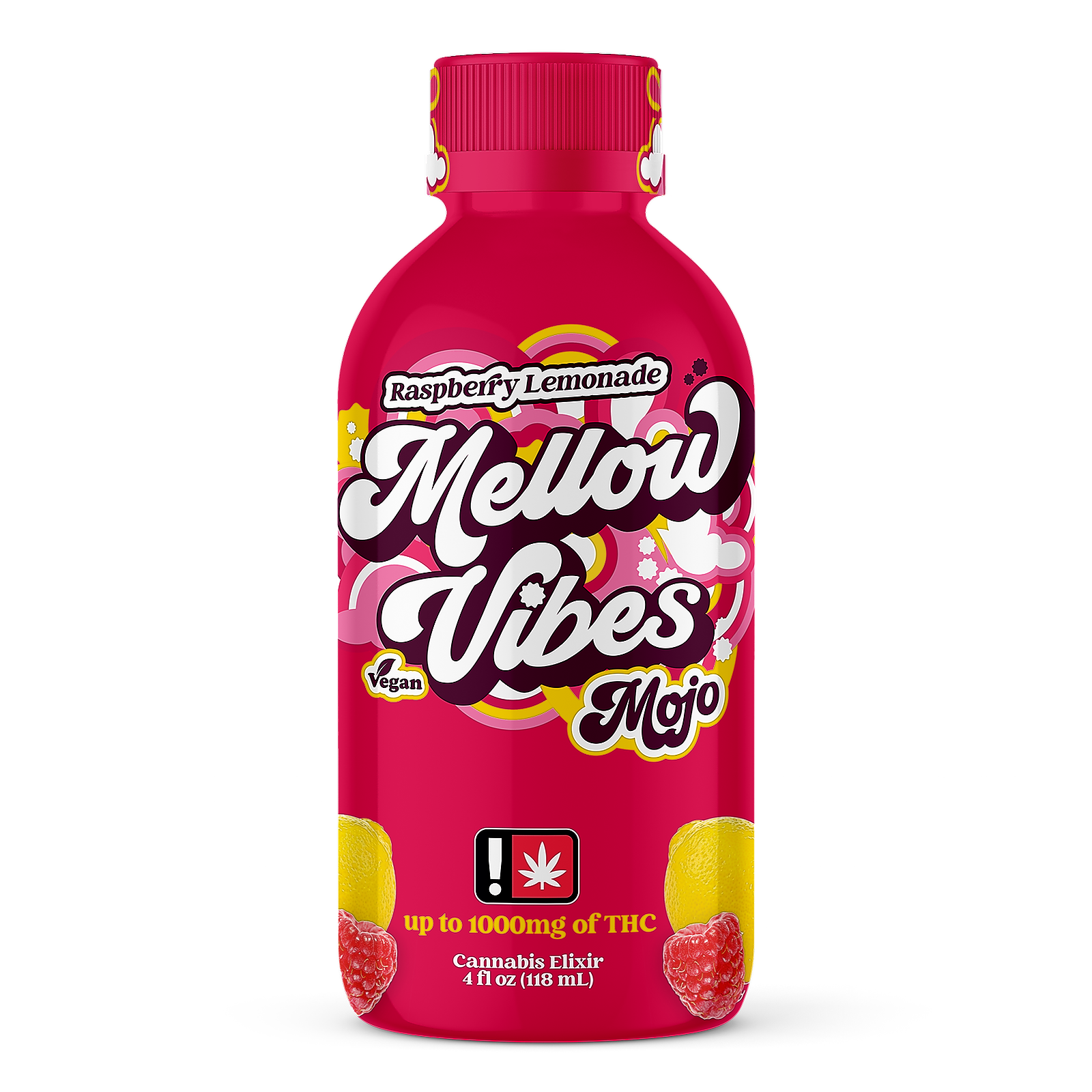 Mellow Vibes: Mellow Vibes Mojo Raspberry Lemonade Elixir 4oz 1000mg ...