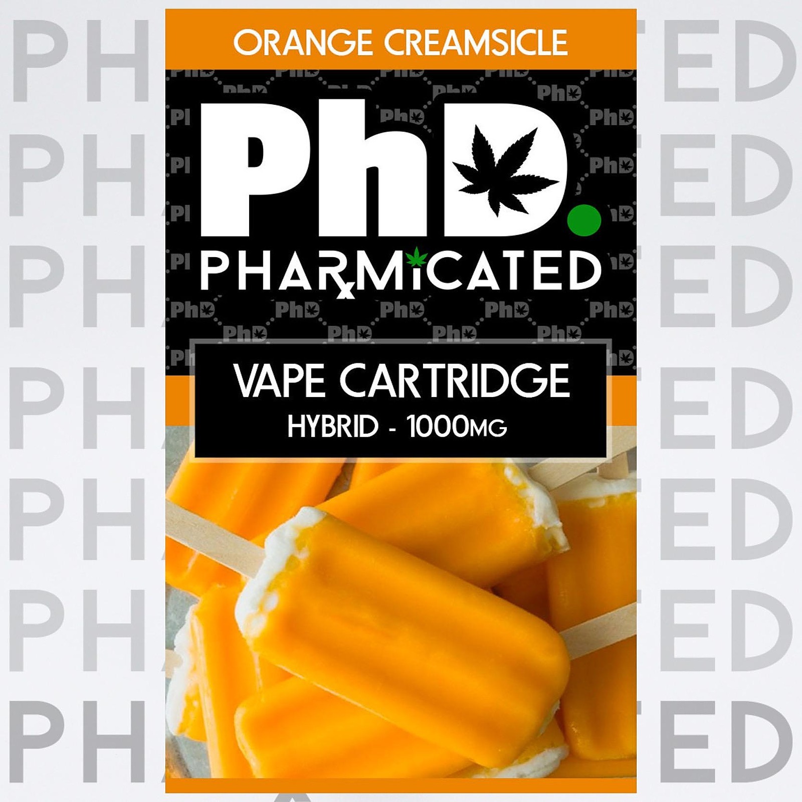 Pharmicated PhD Vape Cart Orange Creamsicle Leafly