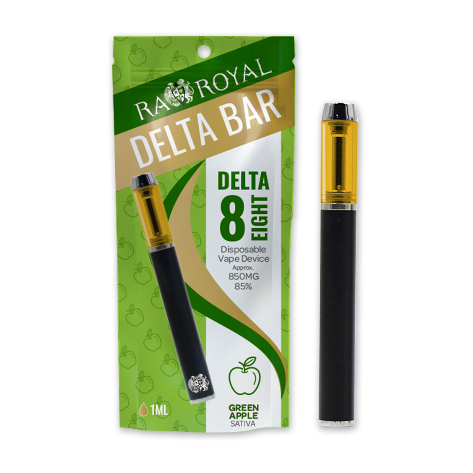 Ra Royal R A Royal Delta 8 Vape Pen Green Apple Sativa Leafly