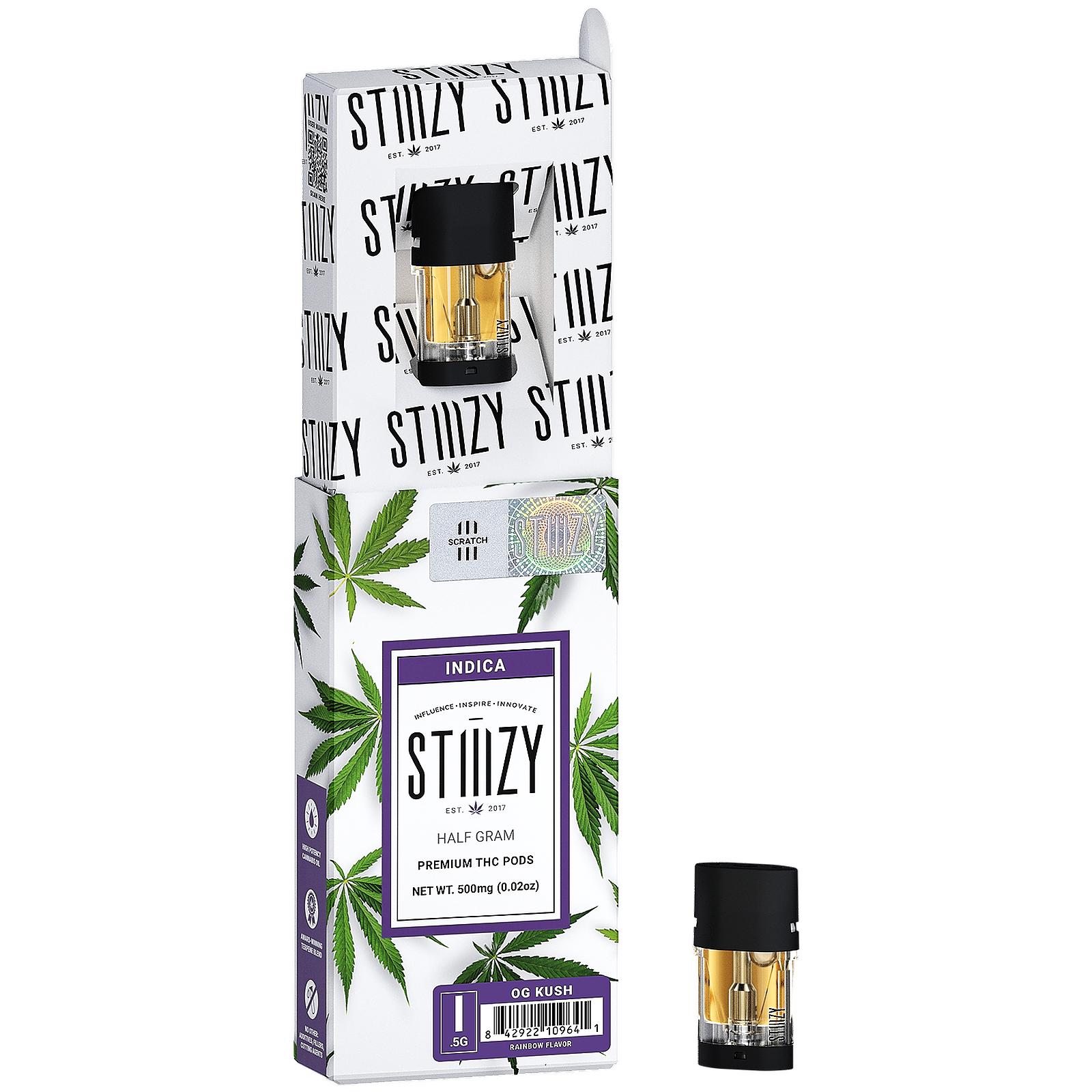 STIIIZY OG KUSH PREMIUM THC POD .5G Leafly