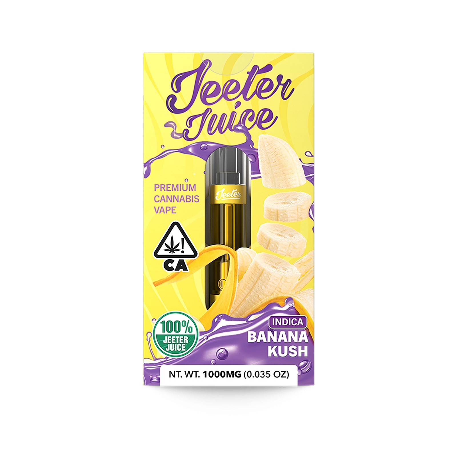 Jeeter Banana Kush Jeeter Juice Vape Cartridge Leafly