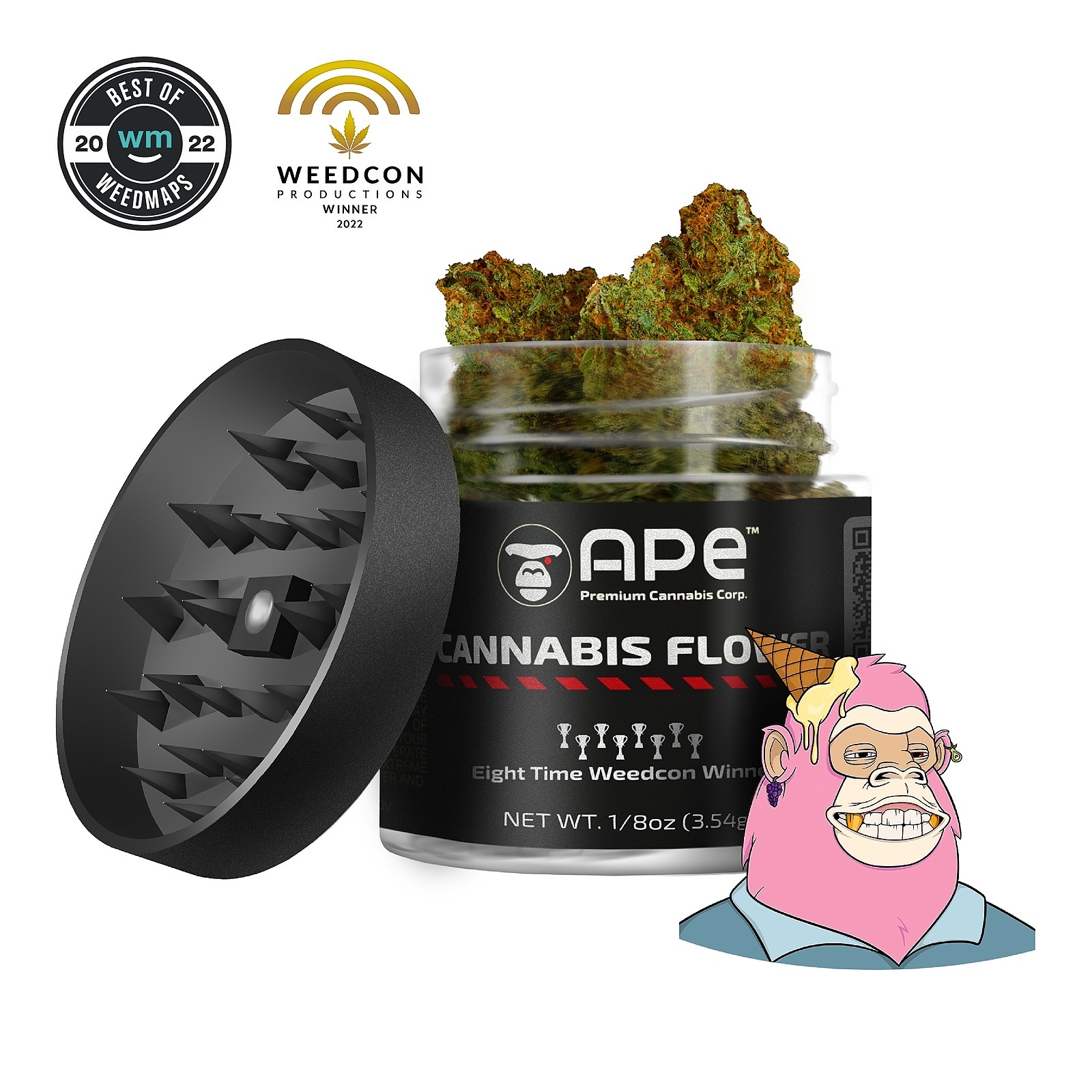 APE Premium Cannabis Corp. Grapes and Cream Premium Flower 3,54 g Leafly
