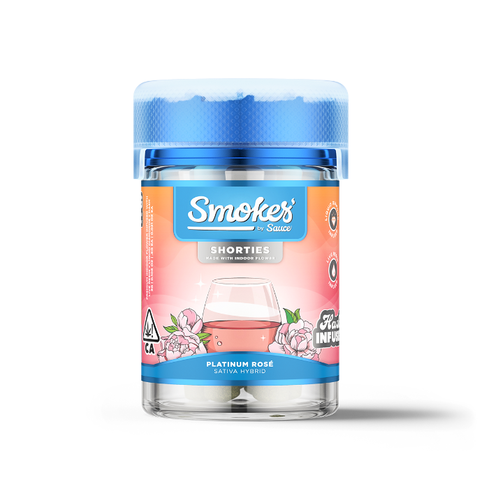 Sauce Essentials Smokes Infused Preroll 5 Pack Platinum Rosé (Sativa