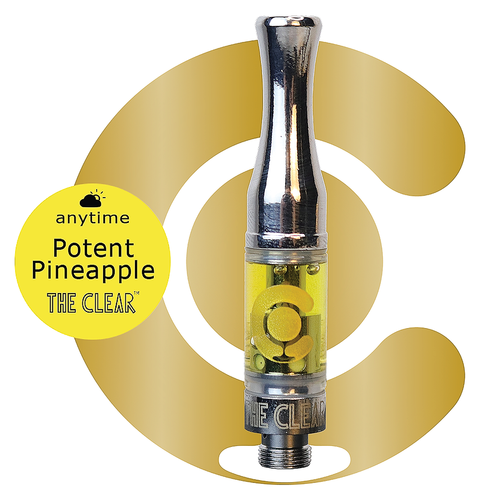 The Clear The Clear Elite 500mg Cartridge Potent Pineapple Leafly