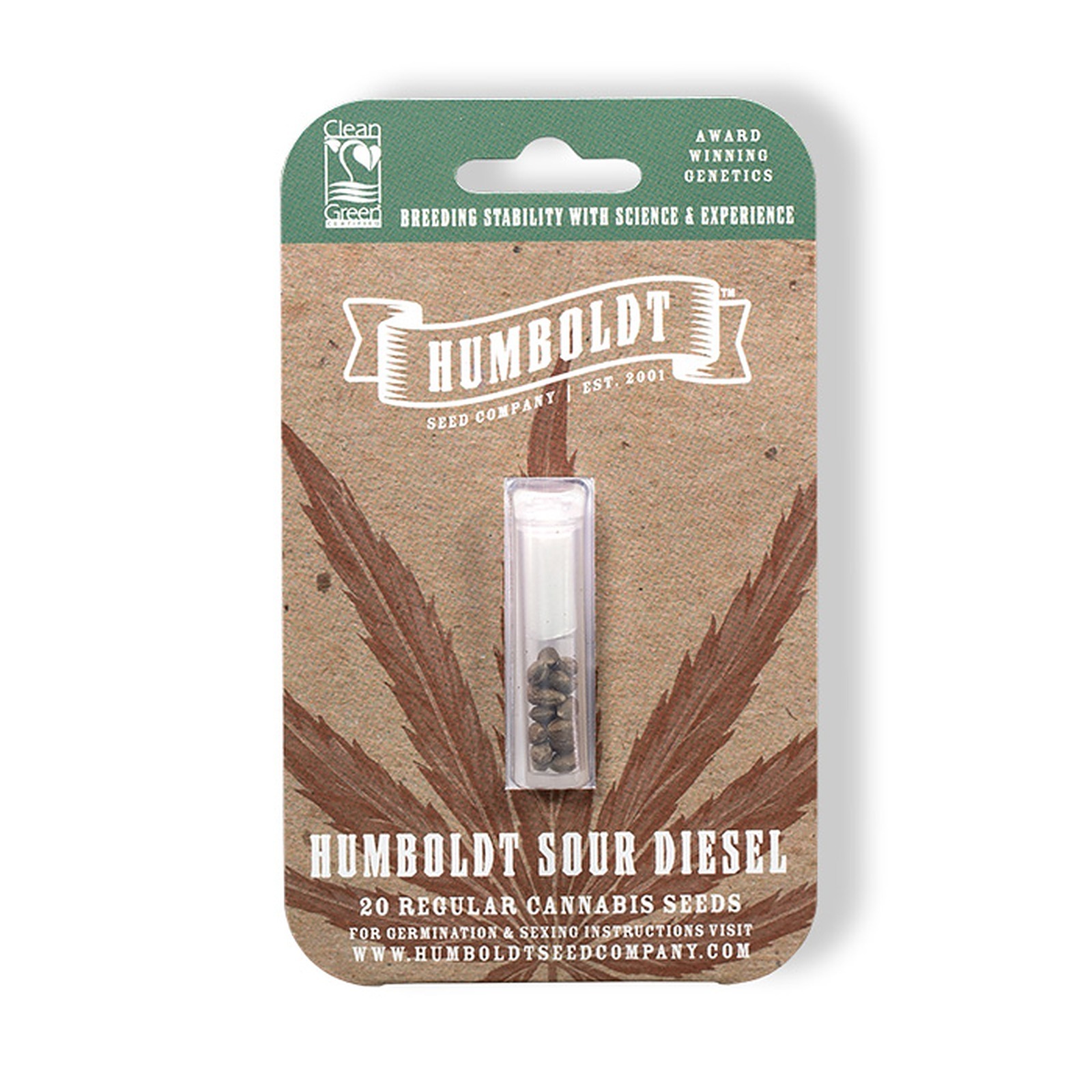 Humboldt Seed Company Humboldt Sour Diesel Regular Seeds 20pack Leafly