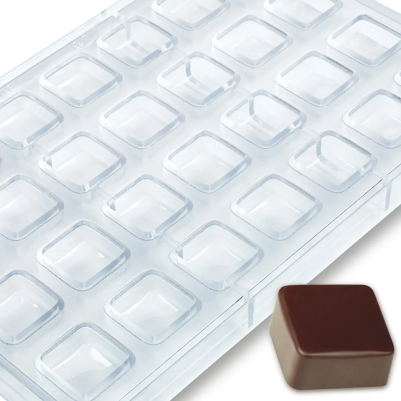 Pj Bold Square Silicone Candy Mold, 266 Cavity, 2ml