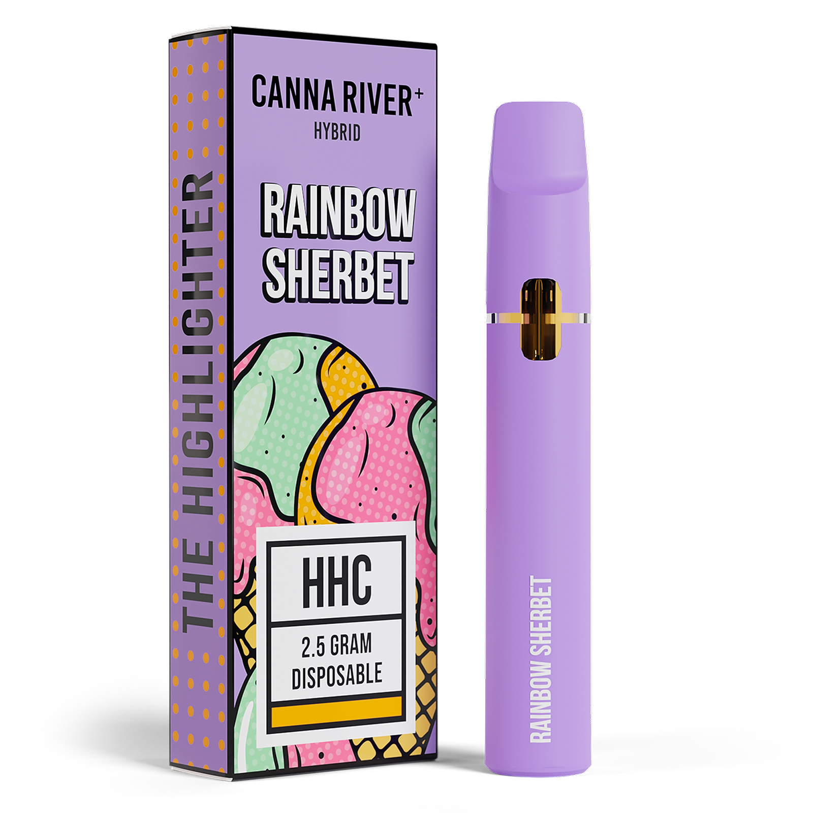 Canna River: HHC Highlighter - Rainbow Sherbet / 2.5 Gram | Leafly - Canna River Highlighter How To Open