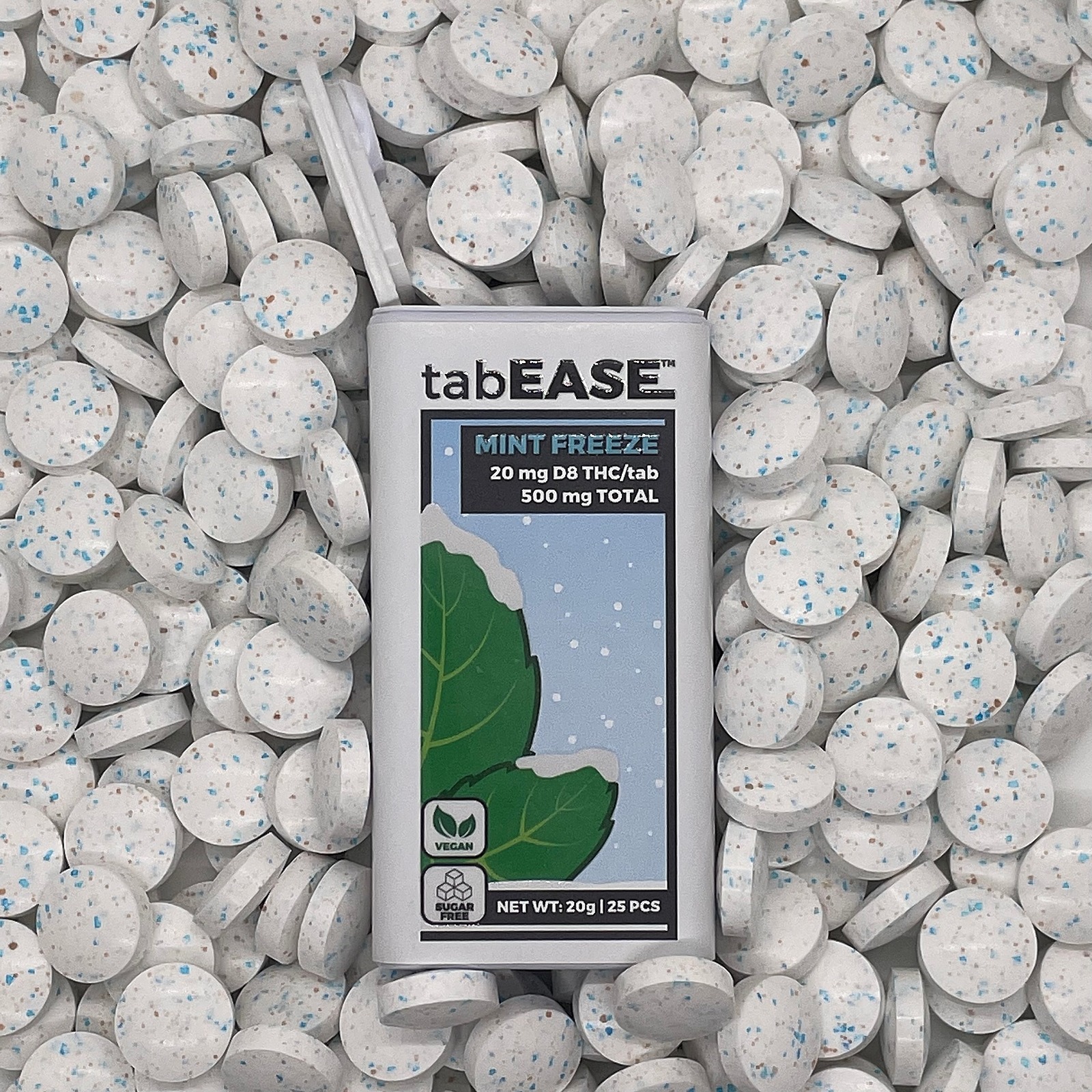TabEASE Mint Freeze Delta 8 THC Mints Leafly