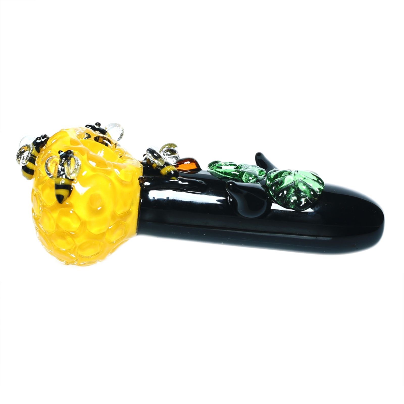 High Life Goods Yellow Honey Bee Hand Pipe Leafly