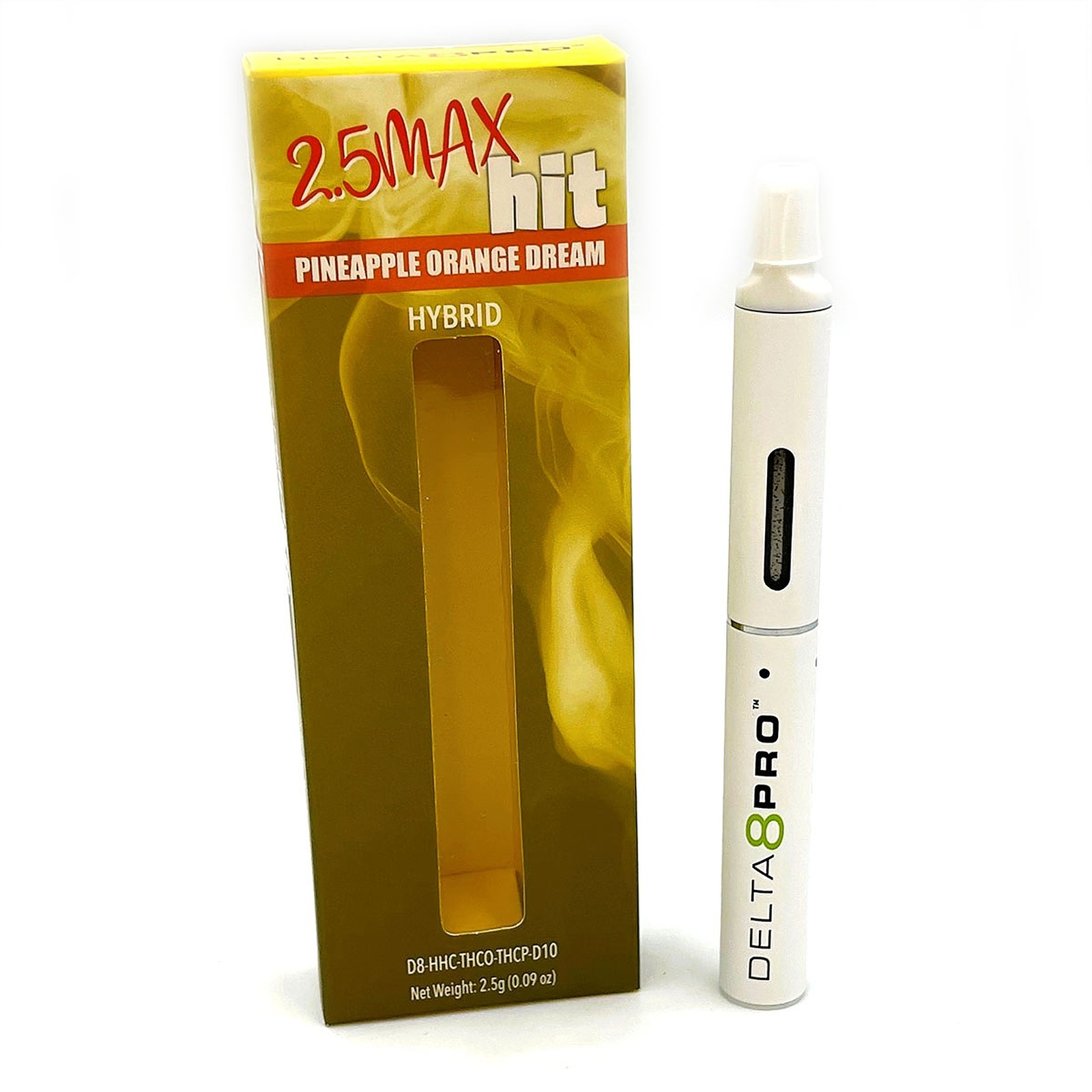 Delta 8 Pro 2.5mL Max Hit Disposable Vape Delta 8 THC/HHC/Delta 8 THCO/THCP/Delta 10 THC
