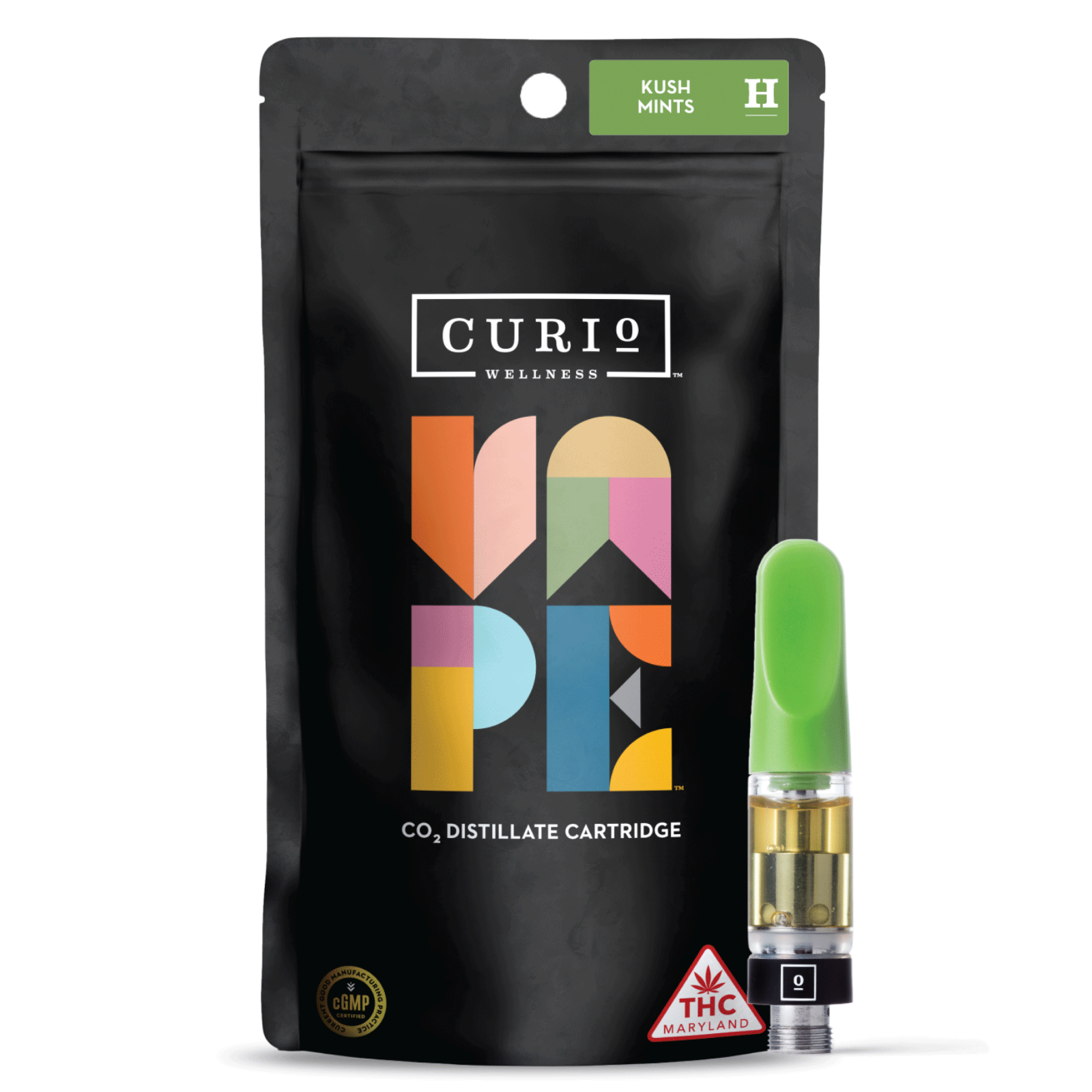 Curio Wellness Kush Mints Vape Cartridge 1g Leafly 7711