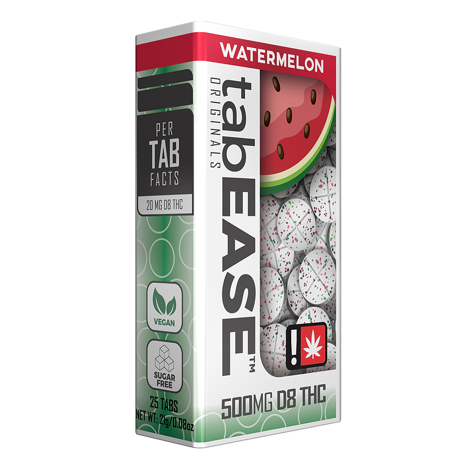 The TabEASE Company Free Shipping TabEASE Watermelon Delta 8 THC Mouthwatering Sublingual