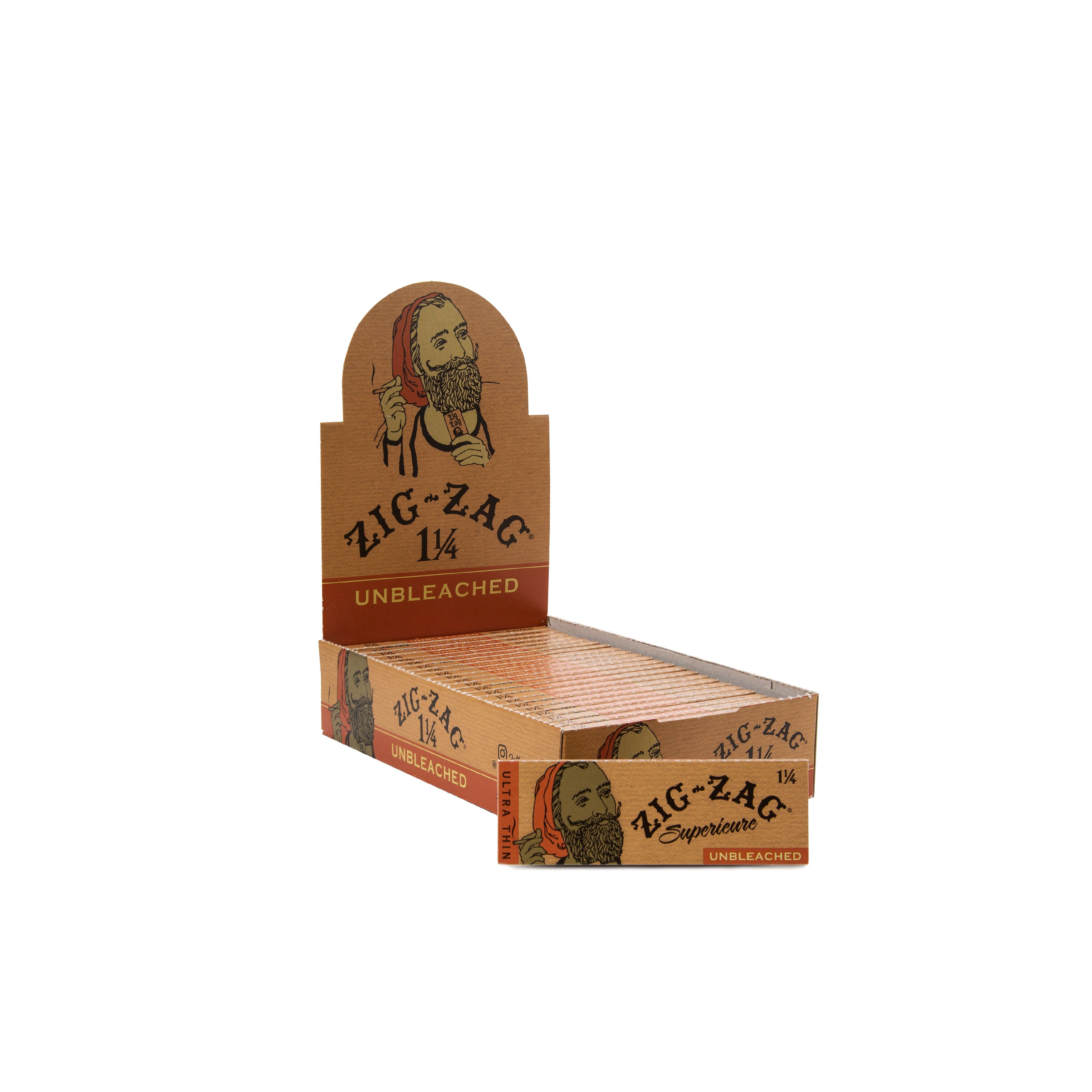 Zig Zag Biodegradable Unbleached Tips