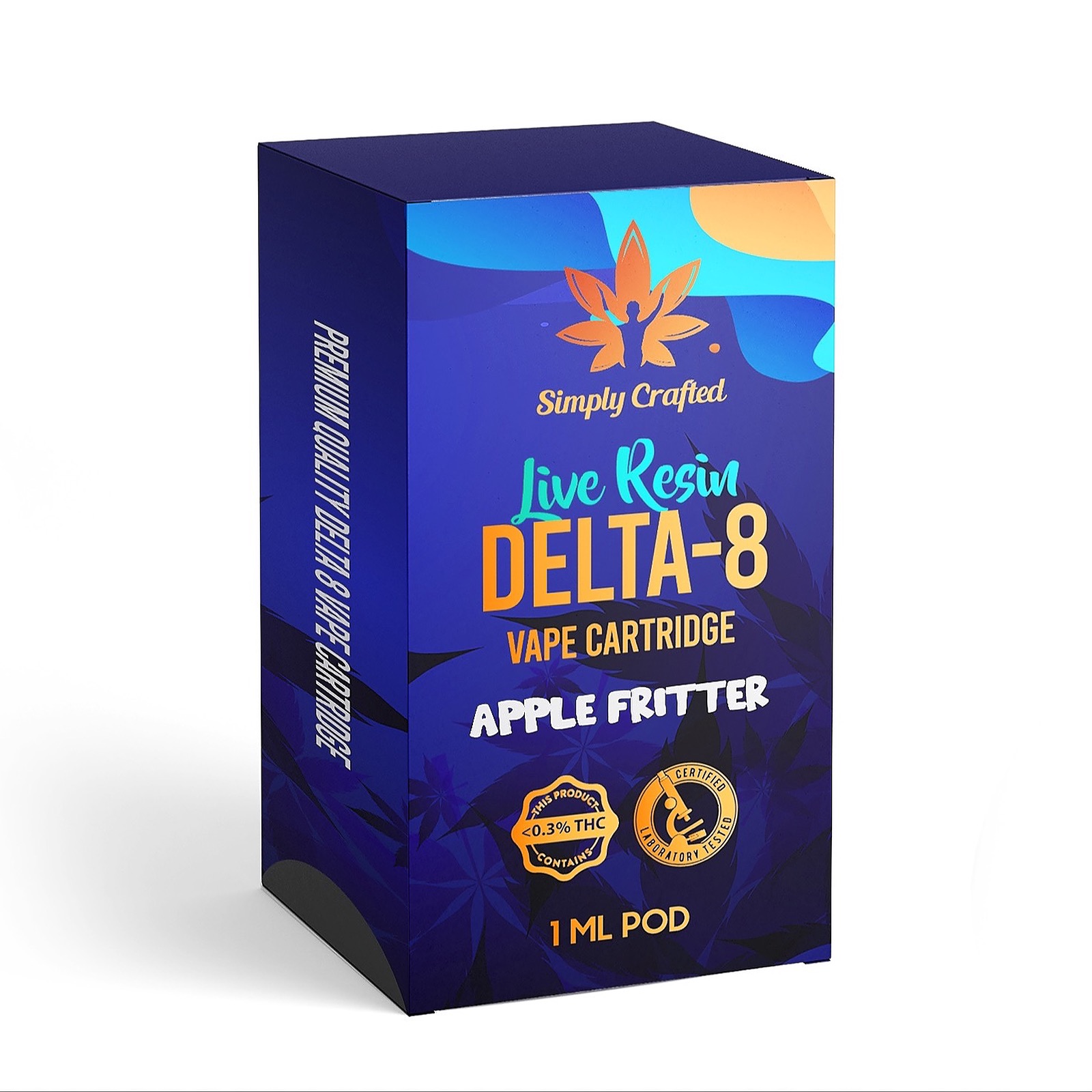 Simply Crafted Apple Fritter Delta8 Vape Pod Leafly