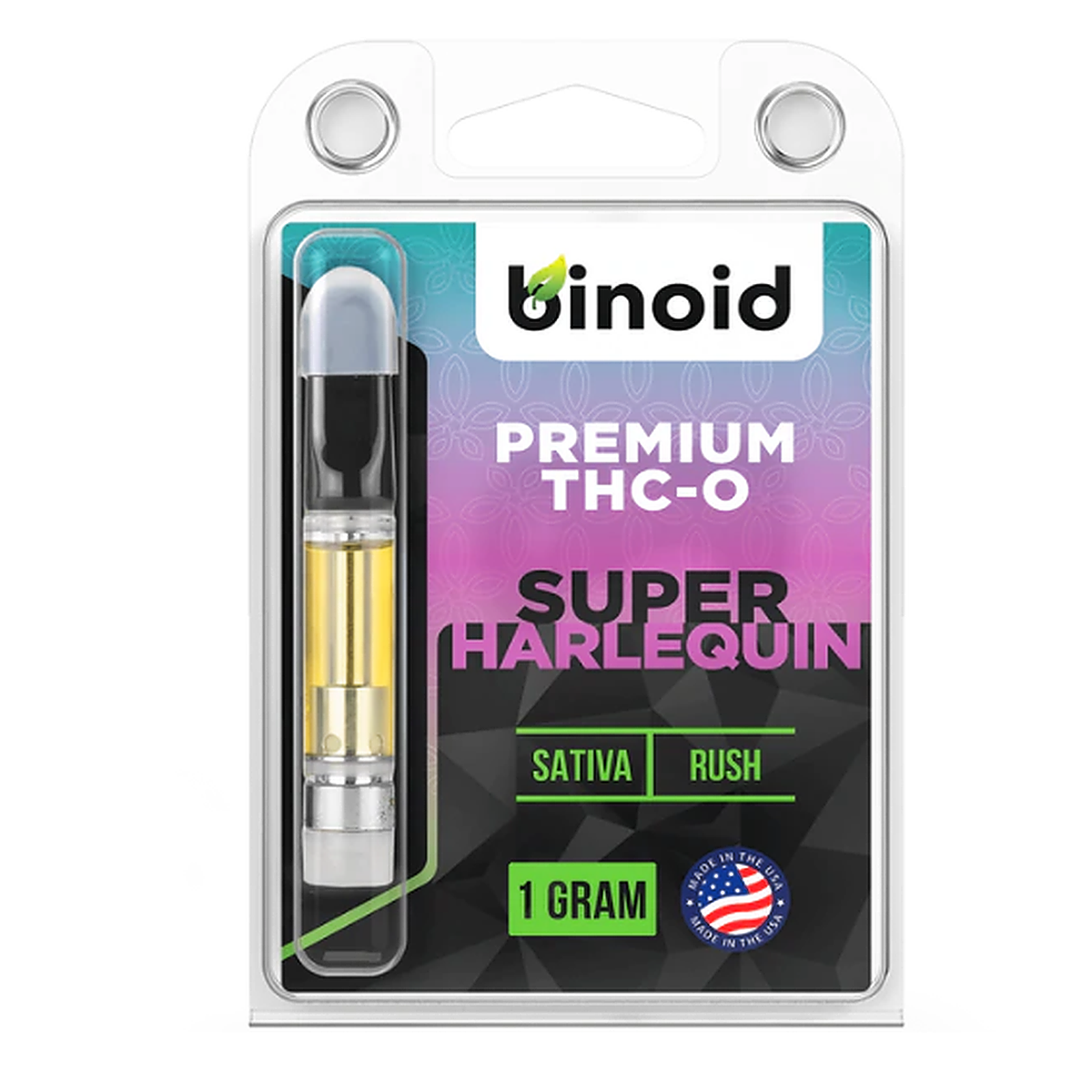 Binoid: THC-O Vape Cartridge - Super Harlequin | Leafly