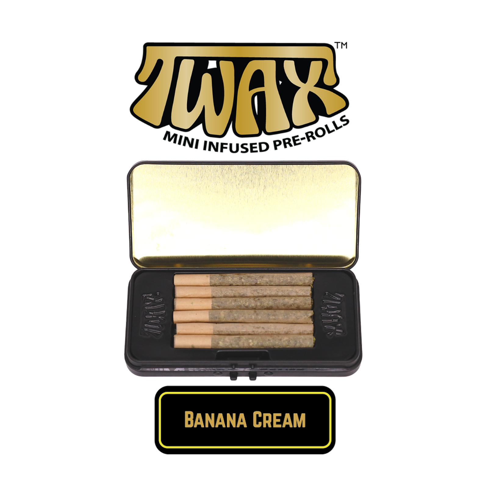 The Clear The Clear TWAX Mini Infused Prerolls 3g Banana Cream Leafly