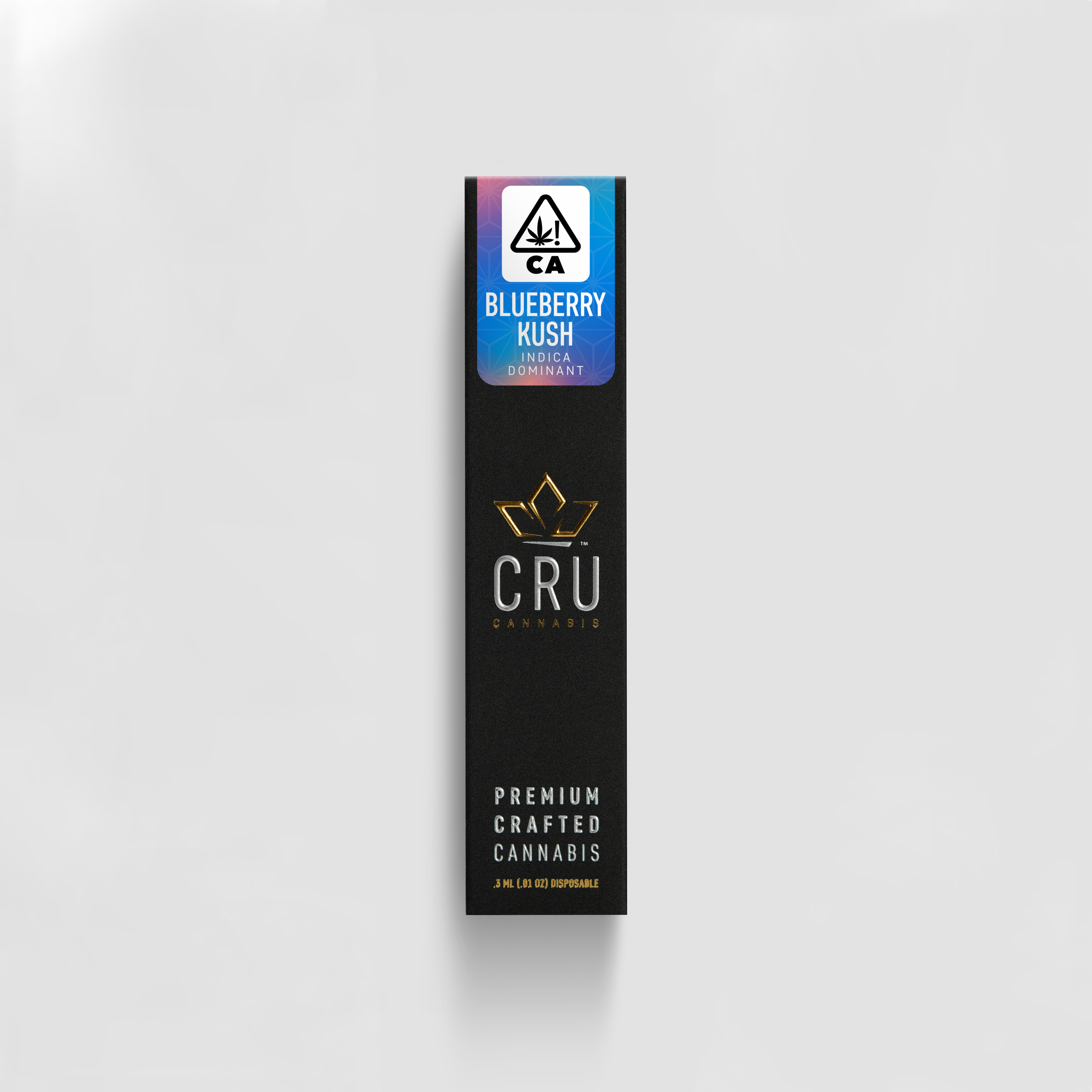 CRU Cannabis: Blueberry Kush Disposable Pen .3ml