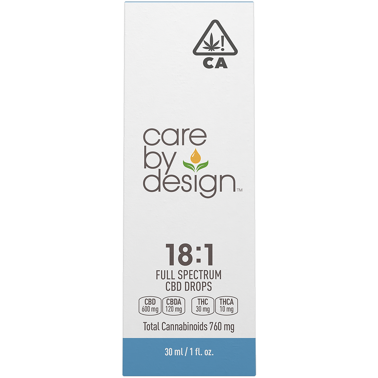 Care By Design Care By Design 181 Full Spectrum CBD Drops 15ml Leafly