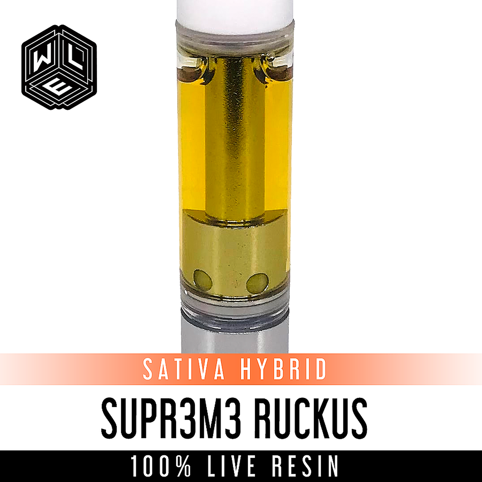 White Label Extracts Supreme Ruckus 100 Live Resin Cartridge 1 Gram