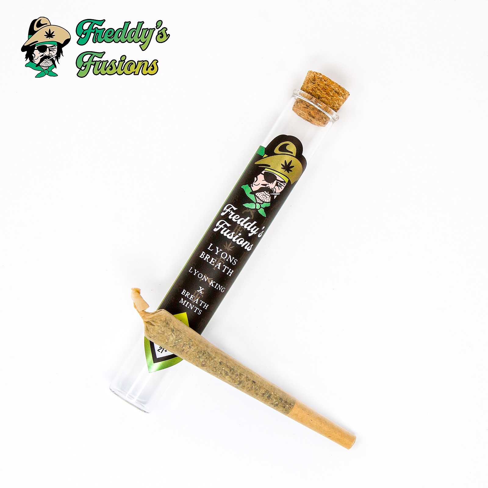 Freddy's Fuego Freddy's Fusion Lyons Breath 1g Preroll Leafly