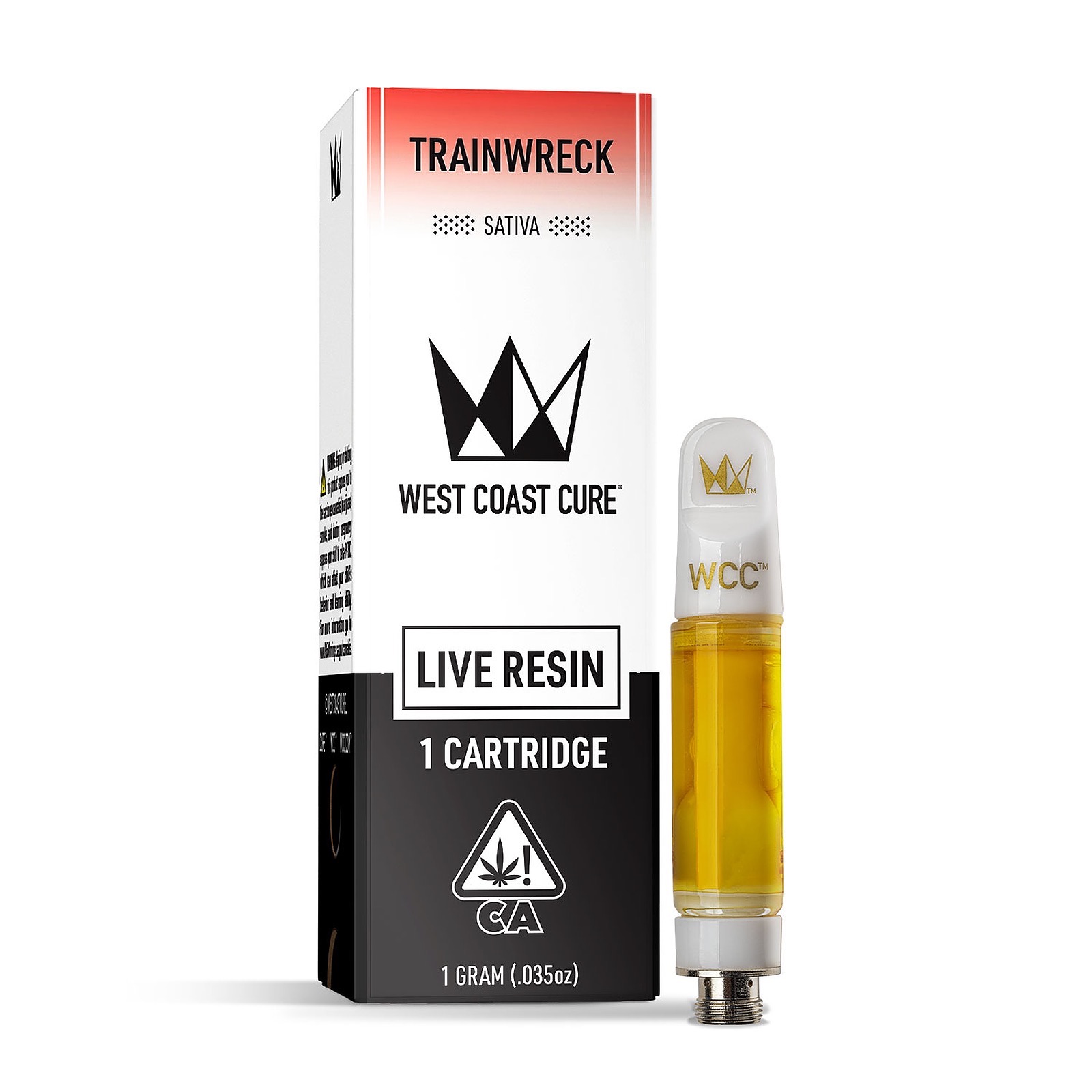 West Coast Cure: Trainwreck Live Resin Cartridge - 1g | Leafly