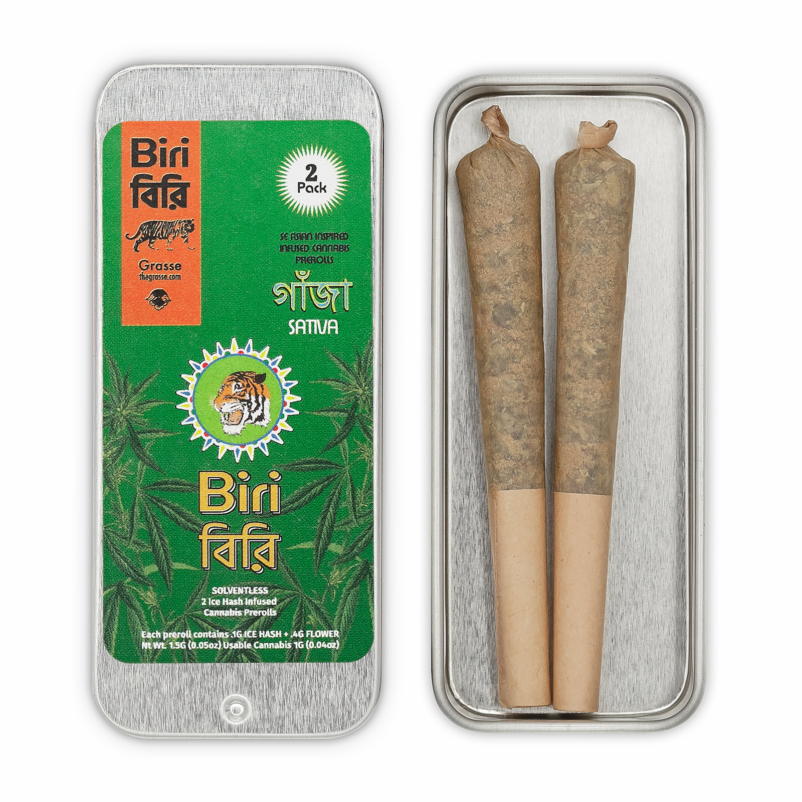 Grasse Solventless Infused PreRoll 2 Pack Bula Farms Guava Leafly