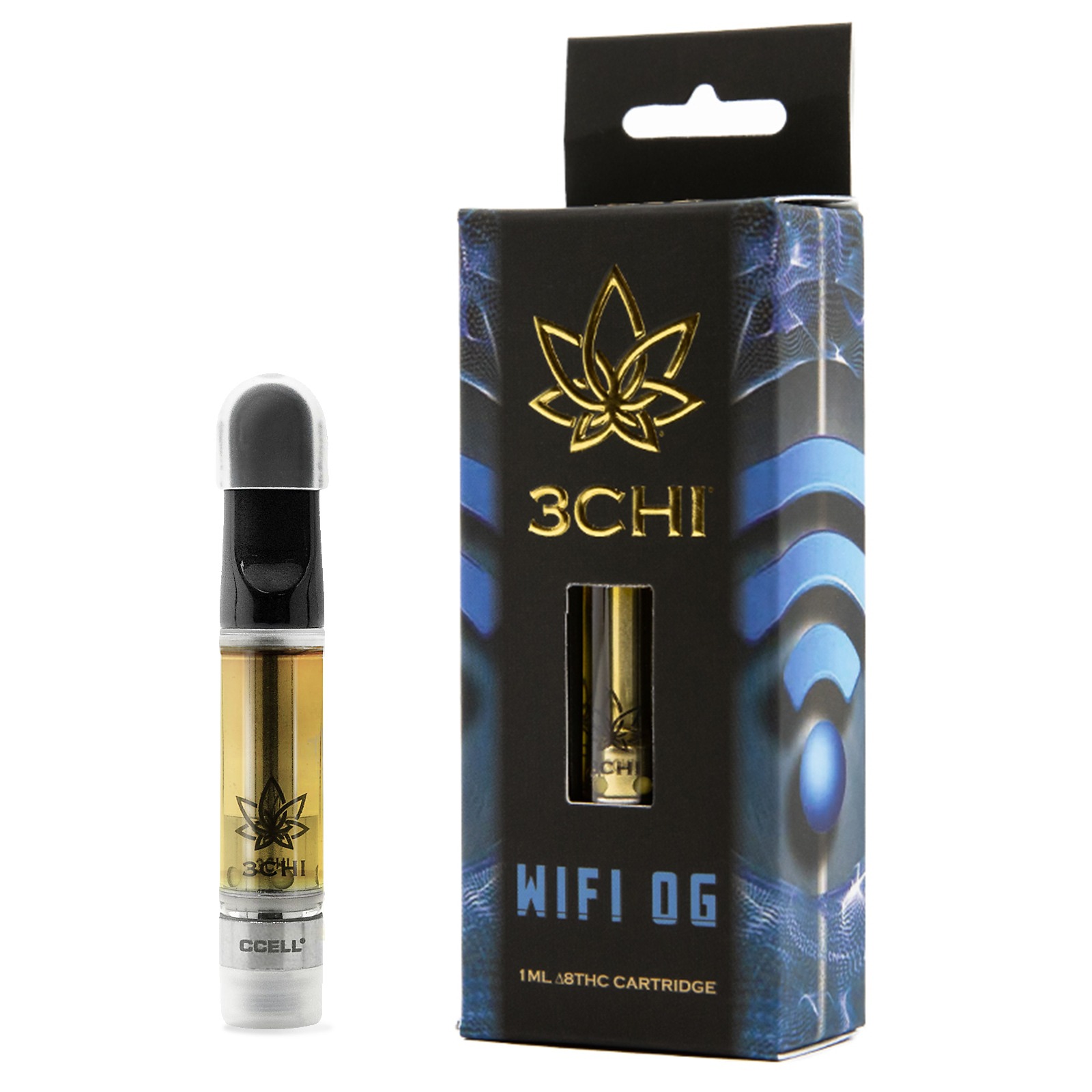 3CHI: Delta 8 THC Vape Cartridge - Wifi OG (CDT) - 1ml | Leafly