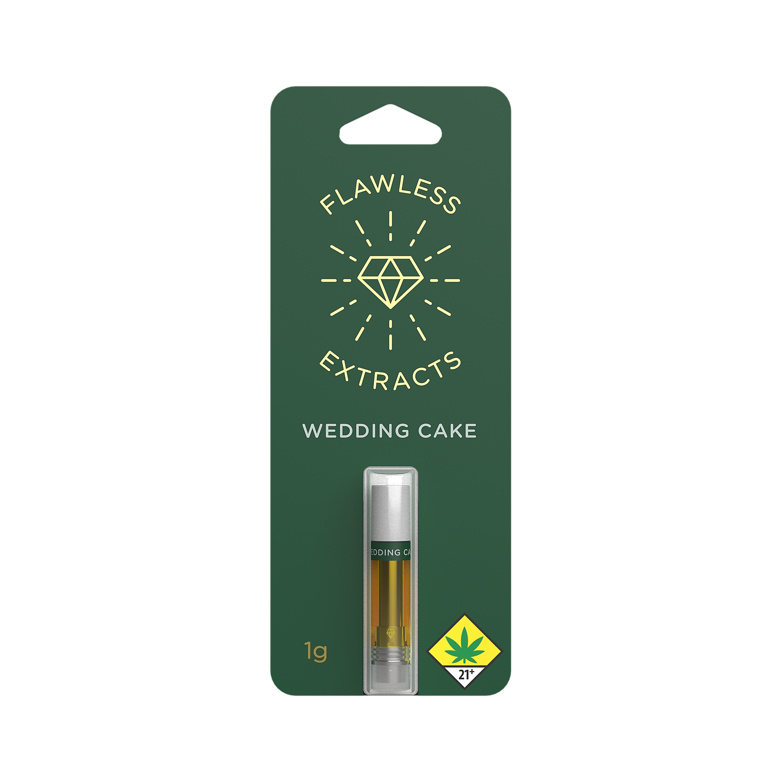 Flawless Extracts: Wedding Cake Live Resin Cartridge | Leafly