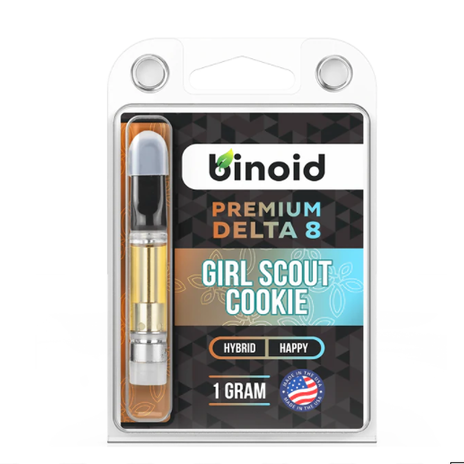 Binoid Delta 8 THC Vape Cartridge Girl Scout Cookie Leafly