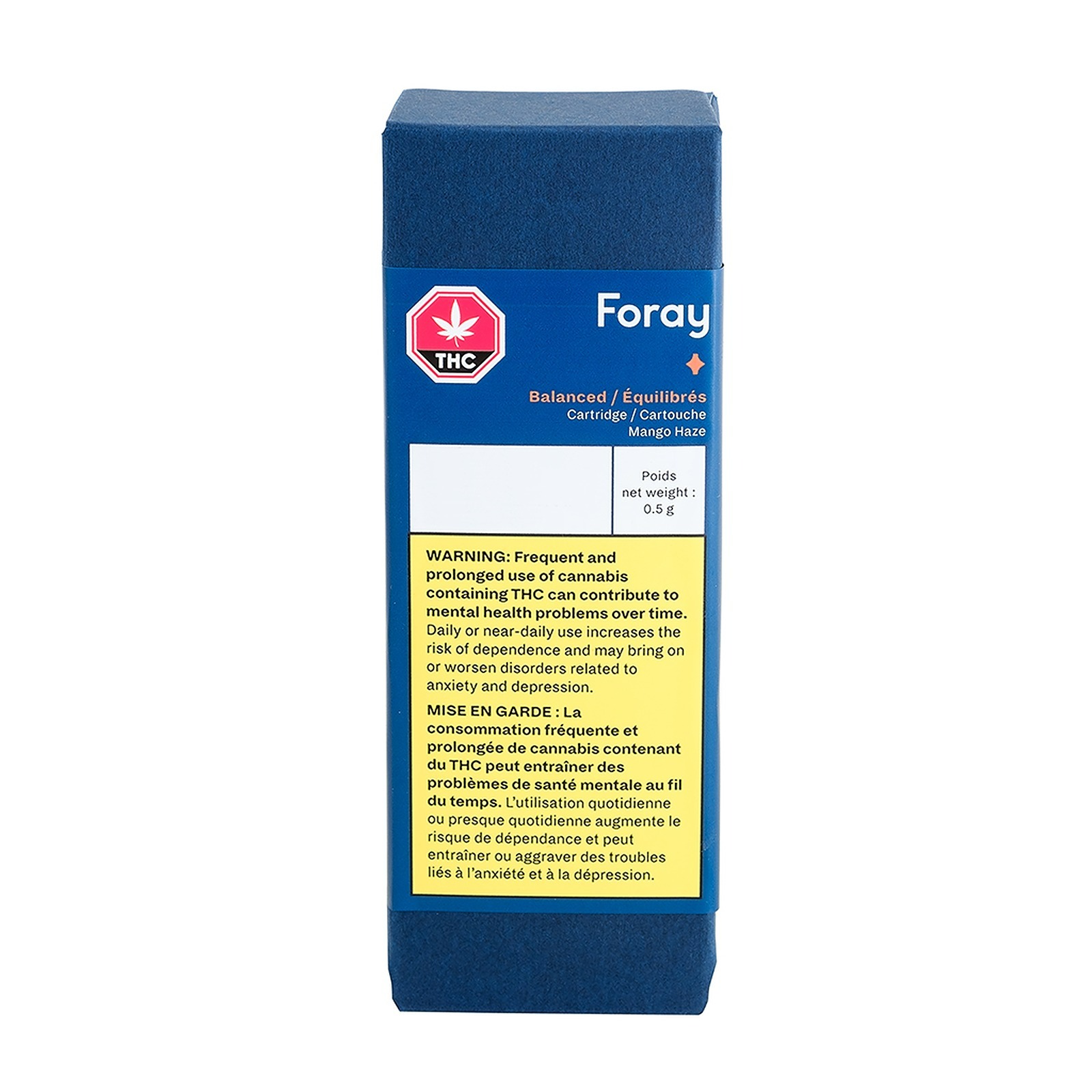 Foray: Balanced Mango Haze 510 Thread Cartridge - 0.5 g | Leafly
