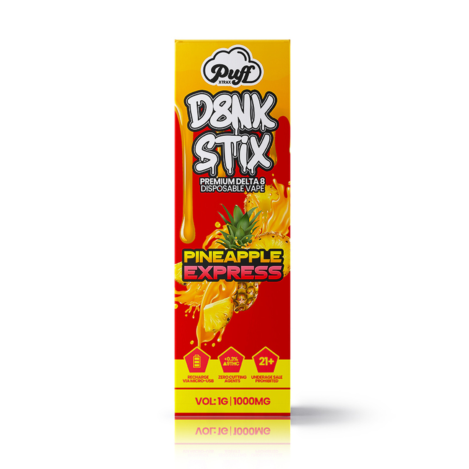 PUFF XTRAX | Delta-8 Dank Stix Disposable Vape: Pineapple Express